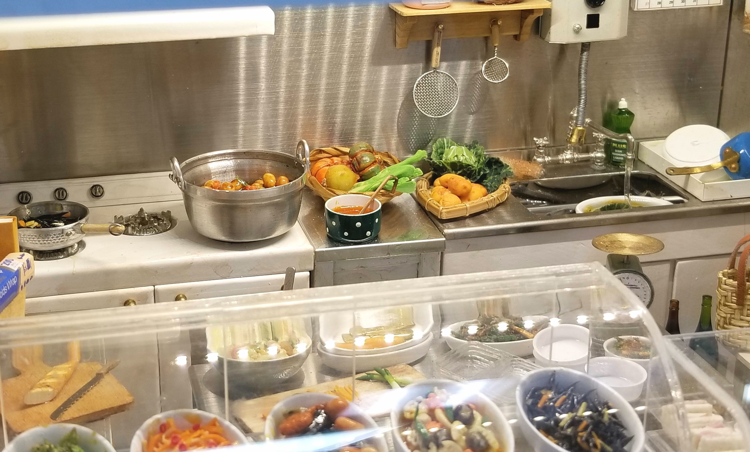 ミニチュア, ミニ厨房庵, 京王百貨店ドールハウス展, 食品サンプル