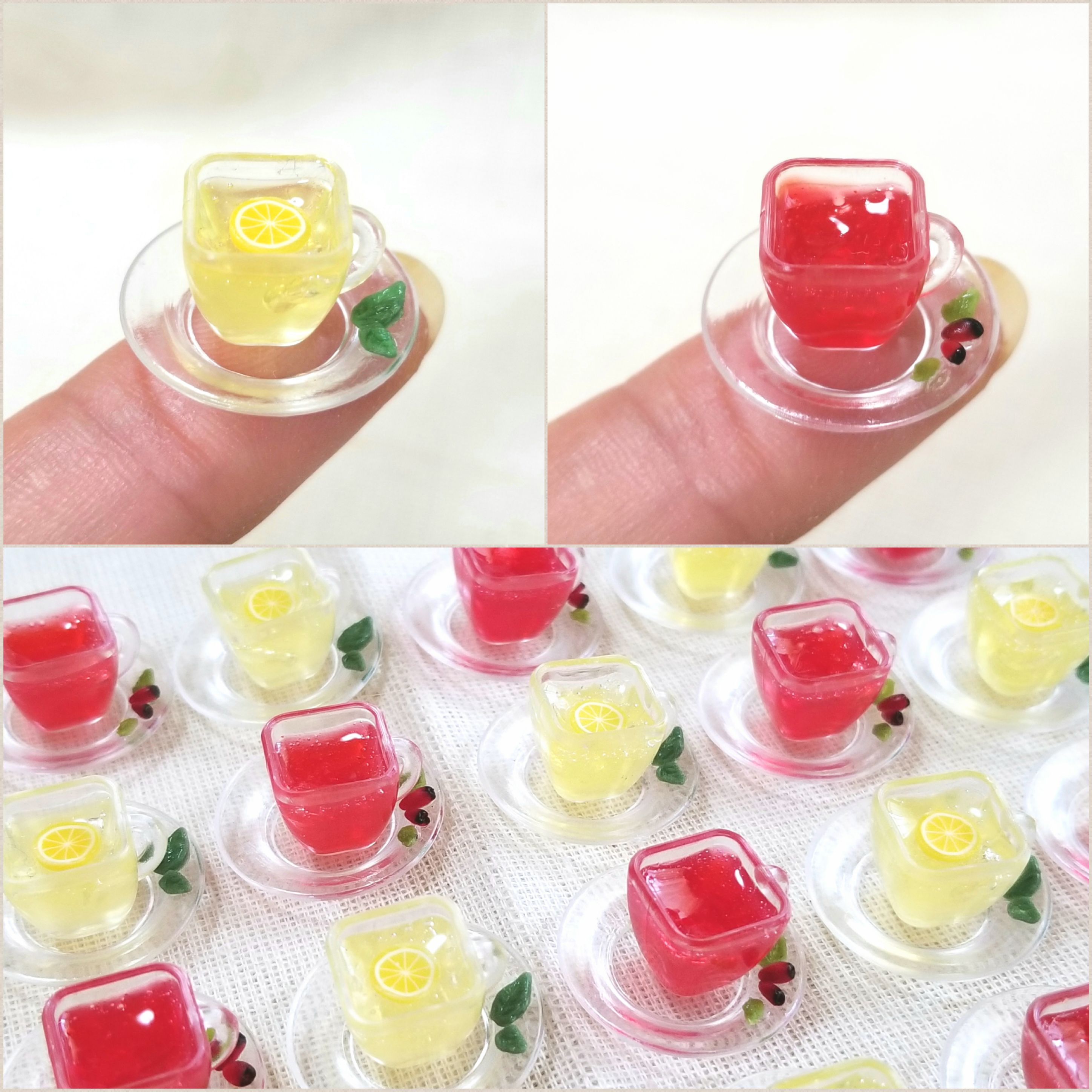 おしゃれなハーブティー,ミニチュアフード,飲み物,ミンネで販売中