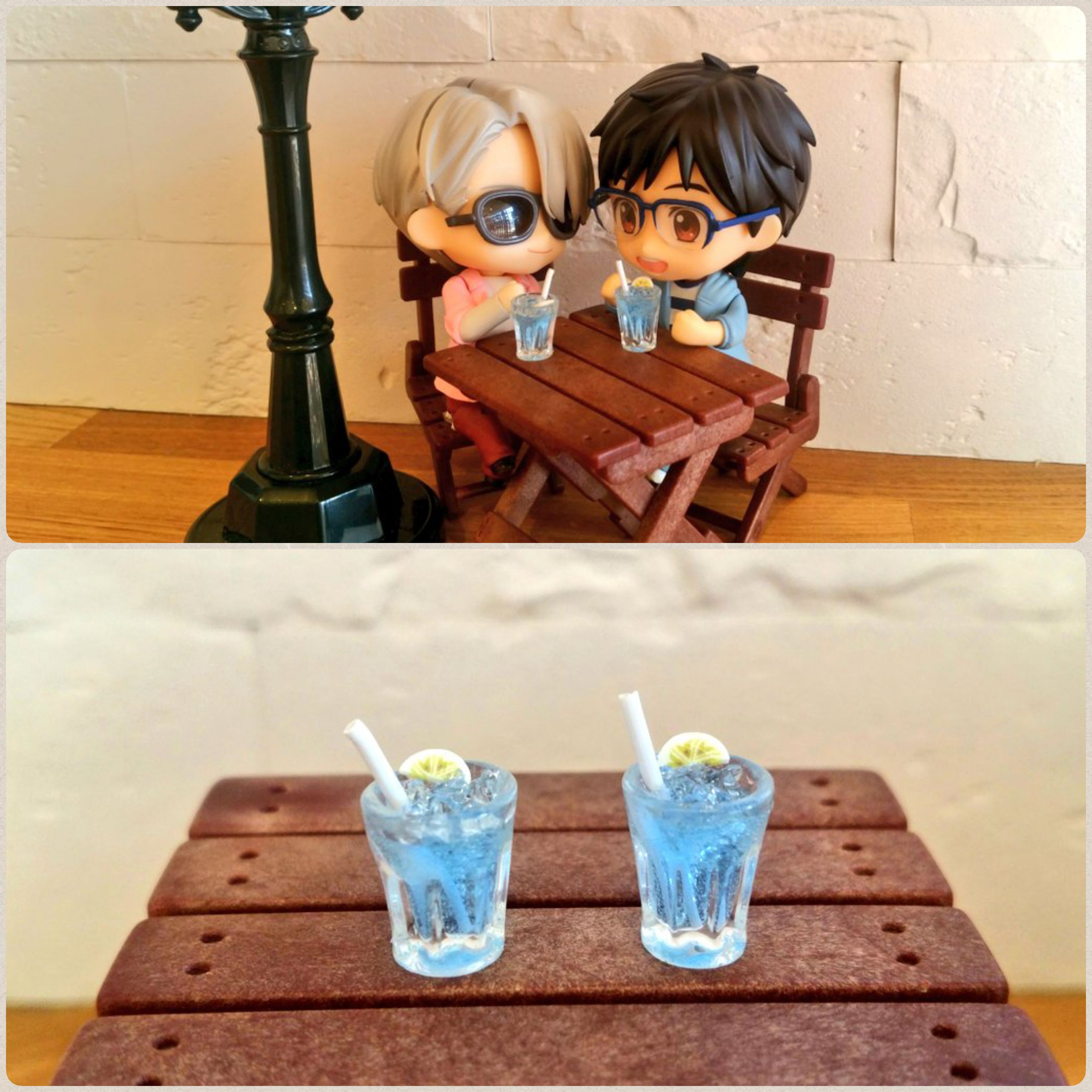 勇利,ヴィクトル,ミニチュアフード,ねんどろいど,オビツ11,ジュース