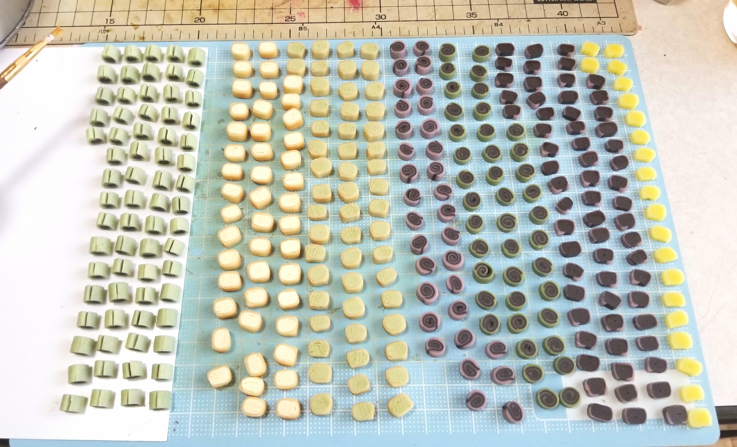ミニチュア,和菓子,上生菓子,樹脂粘土,ねんどろいど,オビツ11
