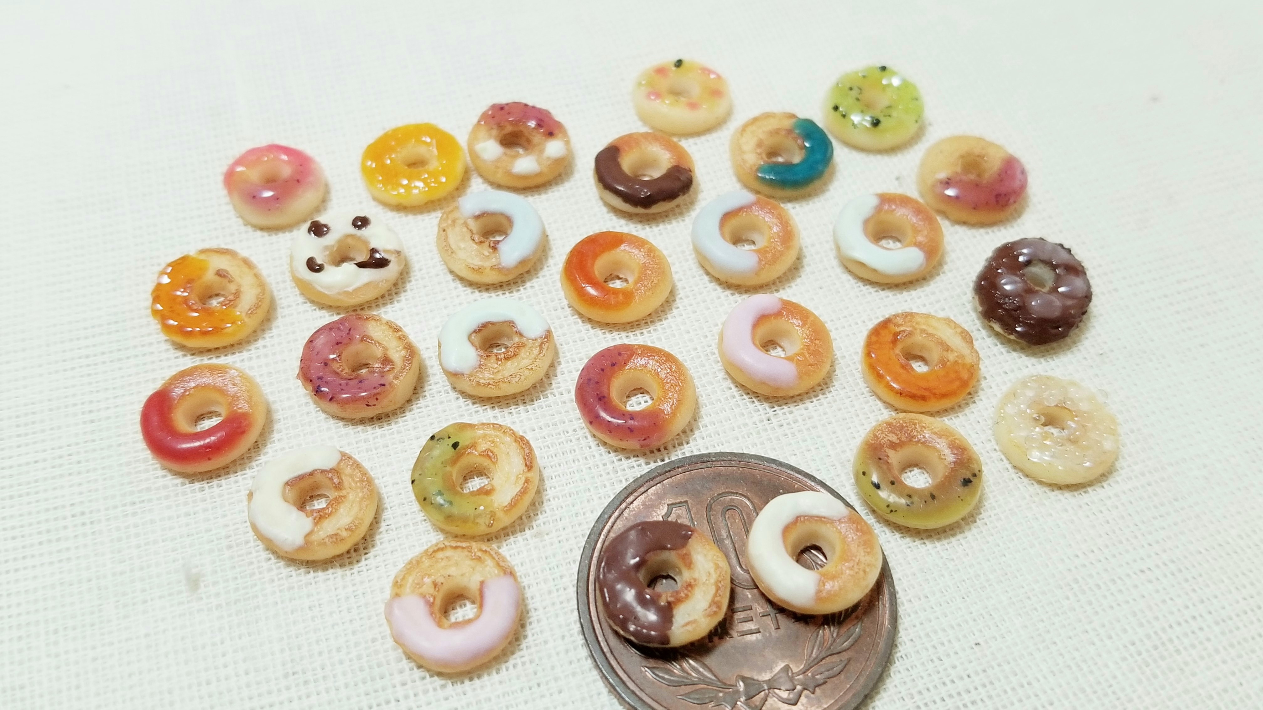 ミニチュアフード樹脂粘土かわいいドーナツおしゃれなスイーツ好き