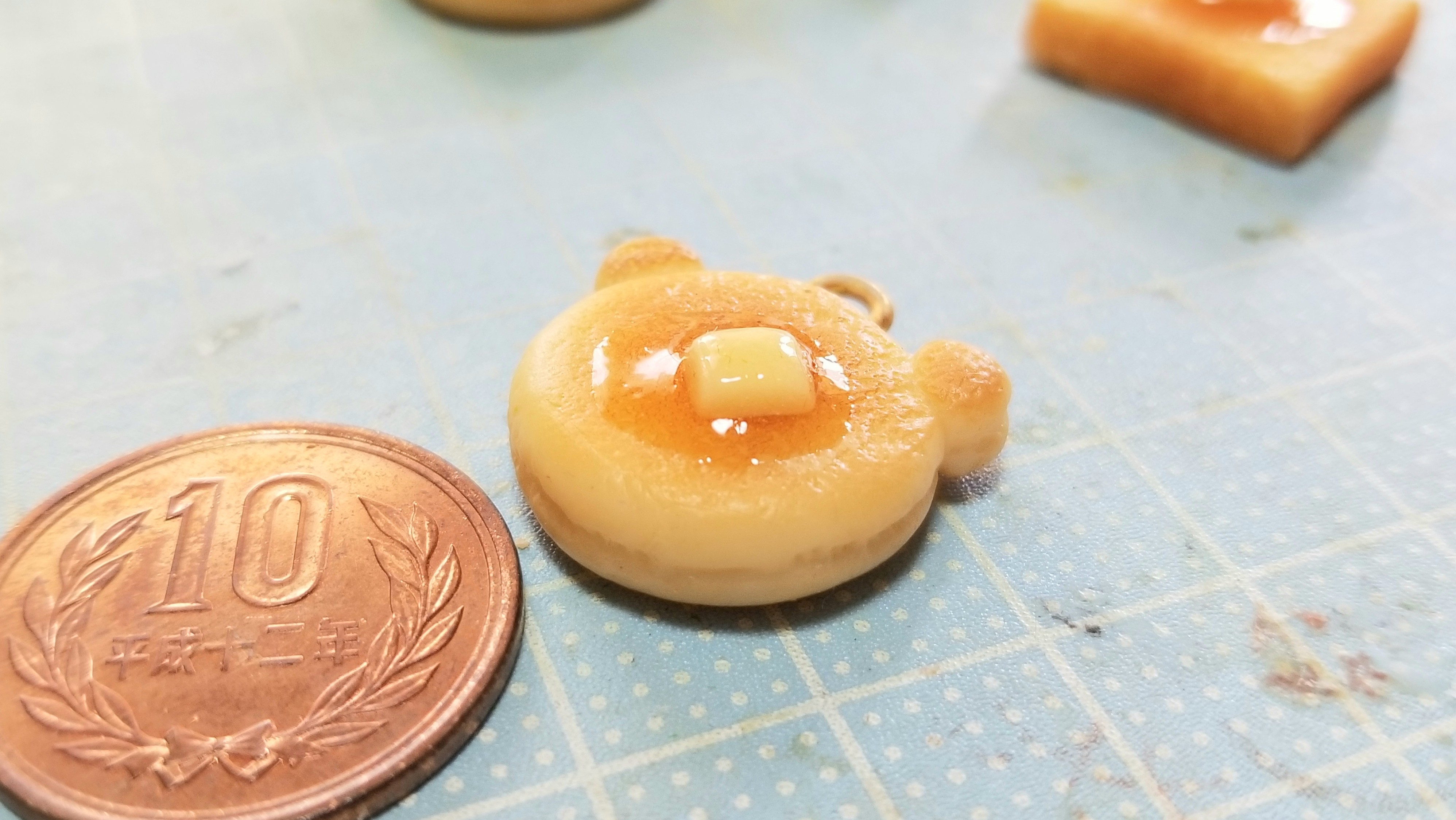 ミニチュアフードパンホットケーキ樹脂粘土フェイク食品サンプル