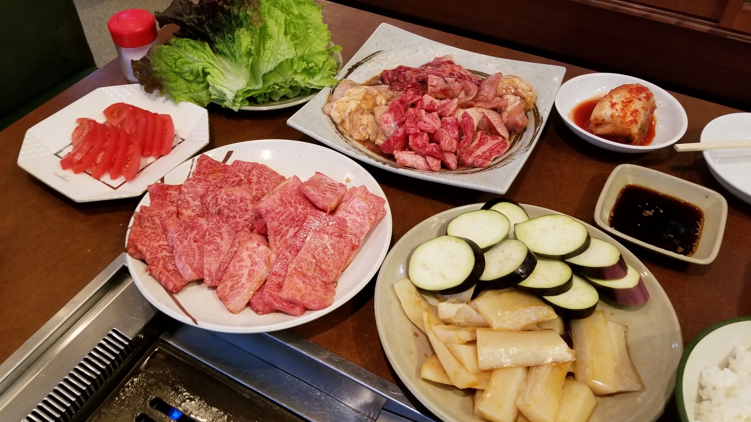 愛媛県松山市焼肉立花おすすめ人気おいしいディナー霜降り和牛
