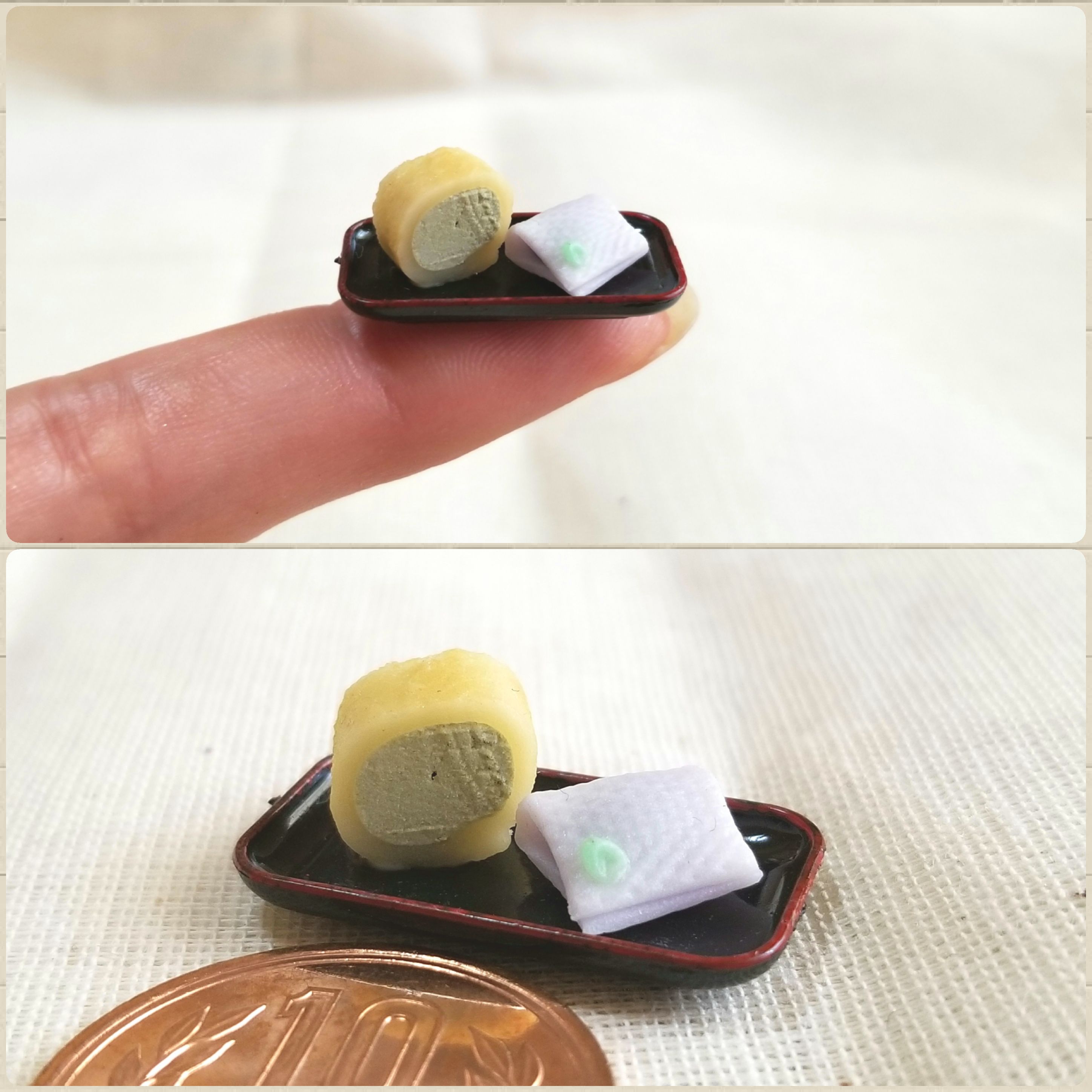 焼きカステラ,上生,ミニチュア,和菓子,フェイクフード,ハンドメイド