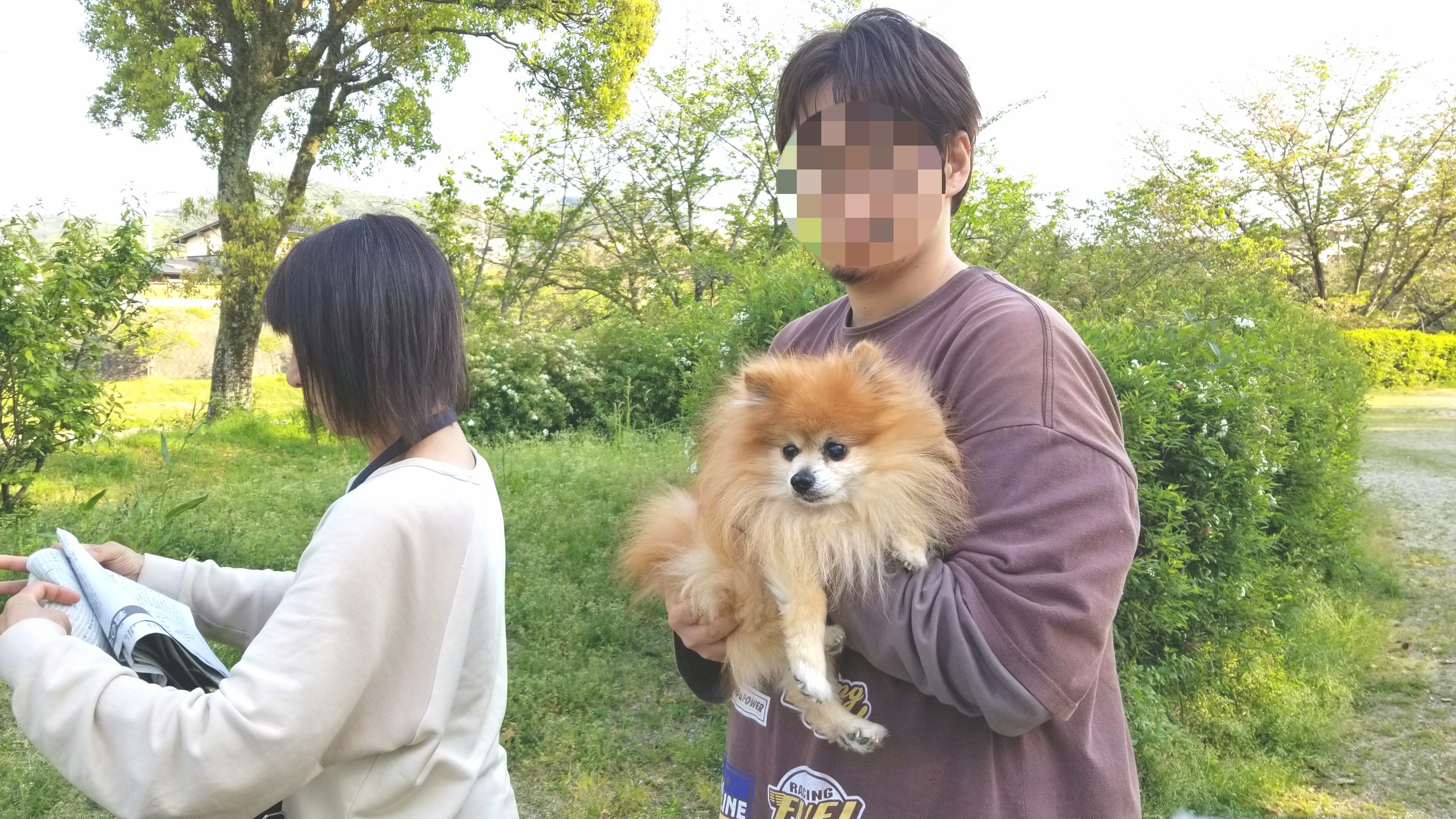 おばといとこ,公園広場散歩お出かけペット愛犬病気天気がいい日