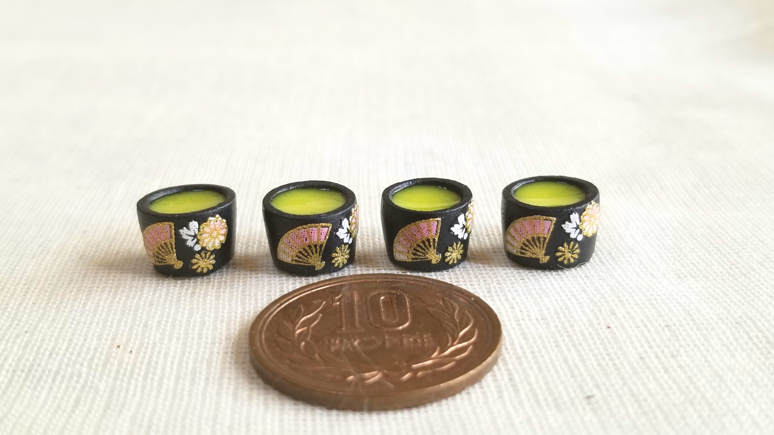 抹茶,ミニチュアフード,粘土,レジン,フェイク,オビツろいど,食玩