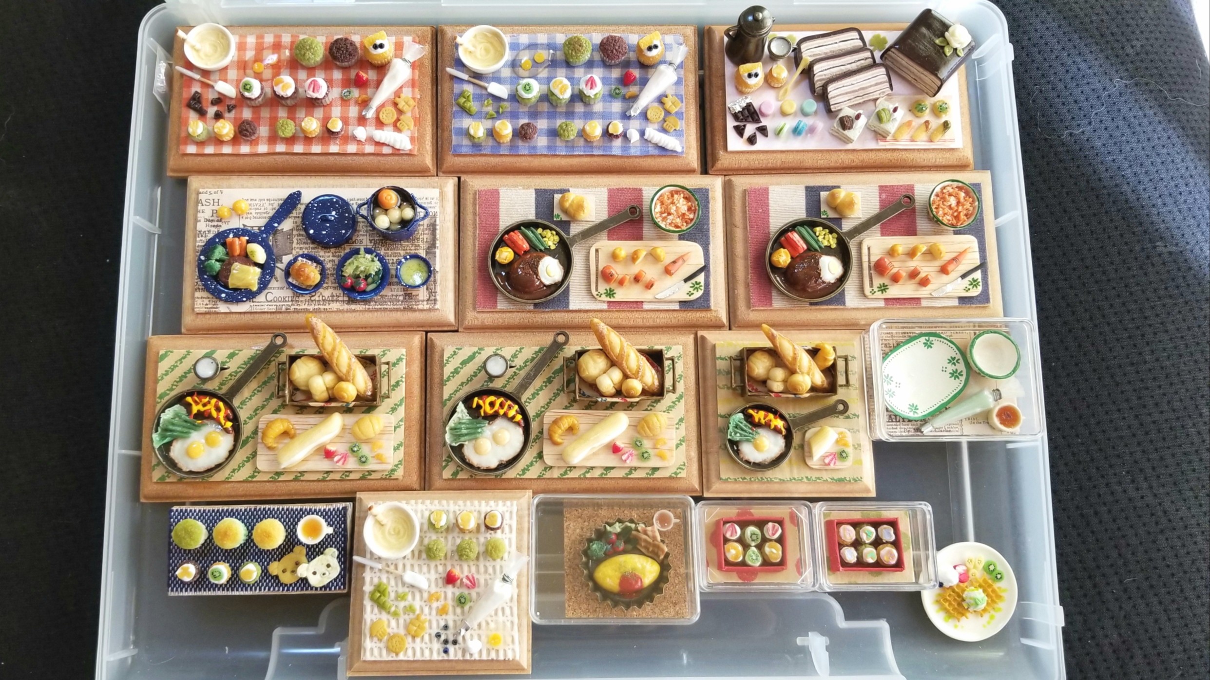 イベント用,ミニチュアフード,樹脂粘土,全作品,食品サンプル,食玩