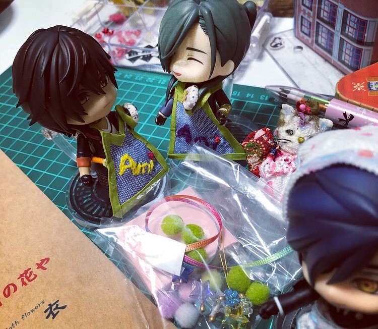 にっかり青江,ねんどろいど刀剣男士,ハンドメイド作業の手伝い