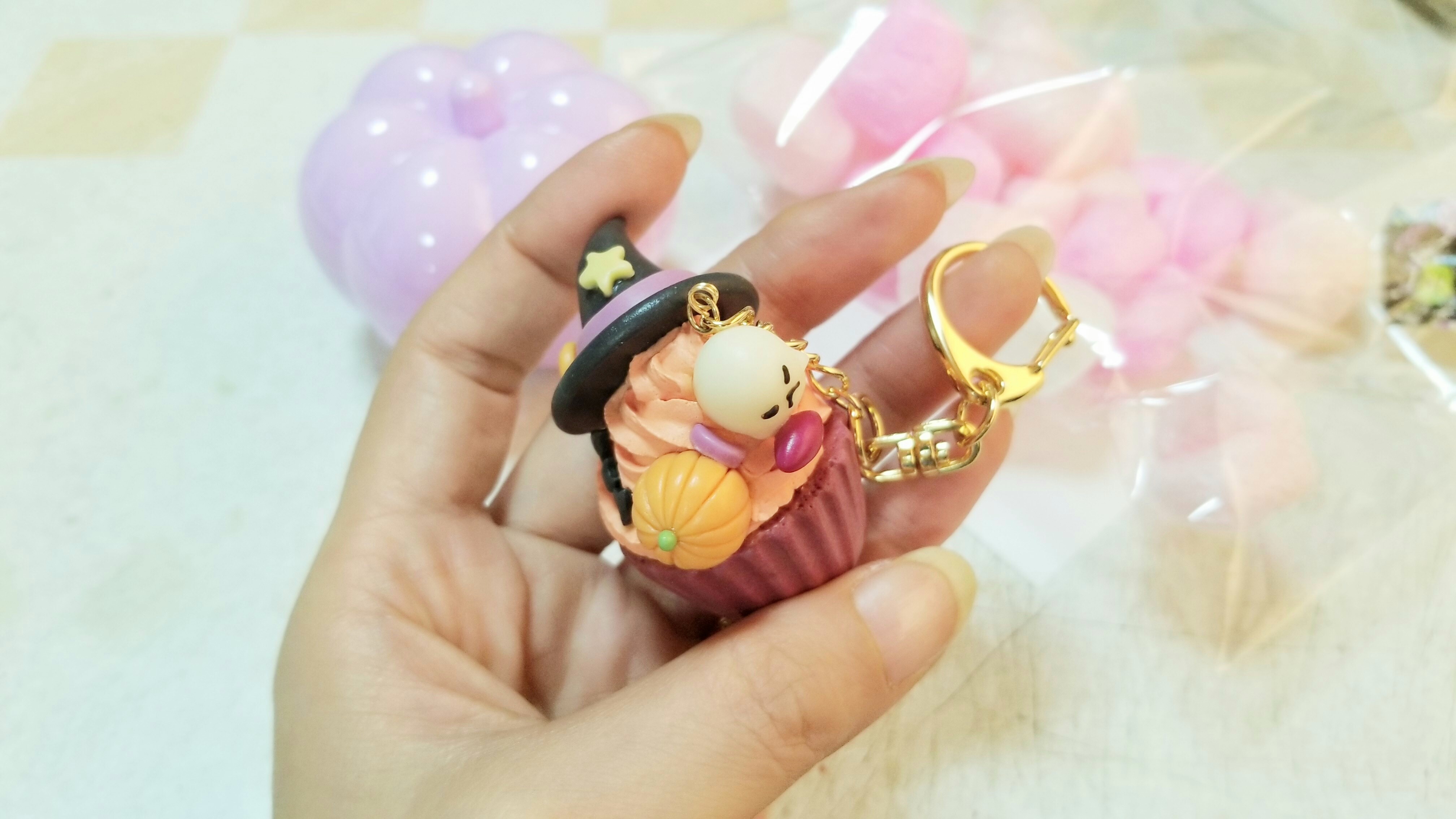 フェイクフードカップケーキキーホルダーかわいいマフィンお菓子