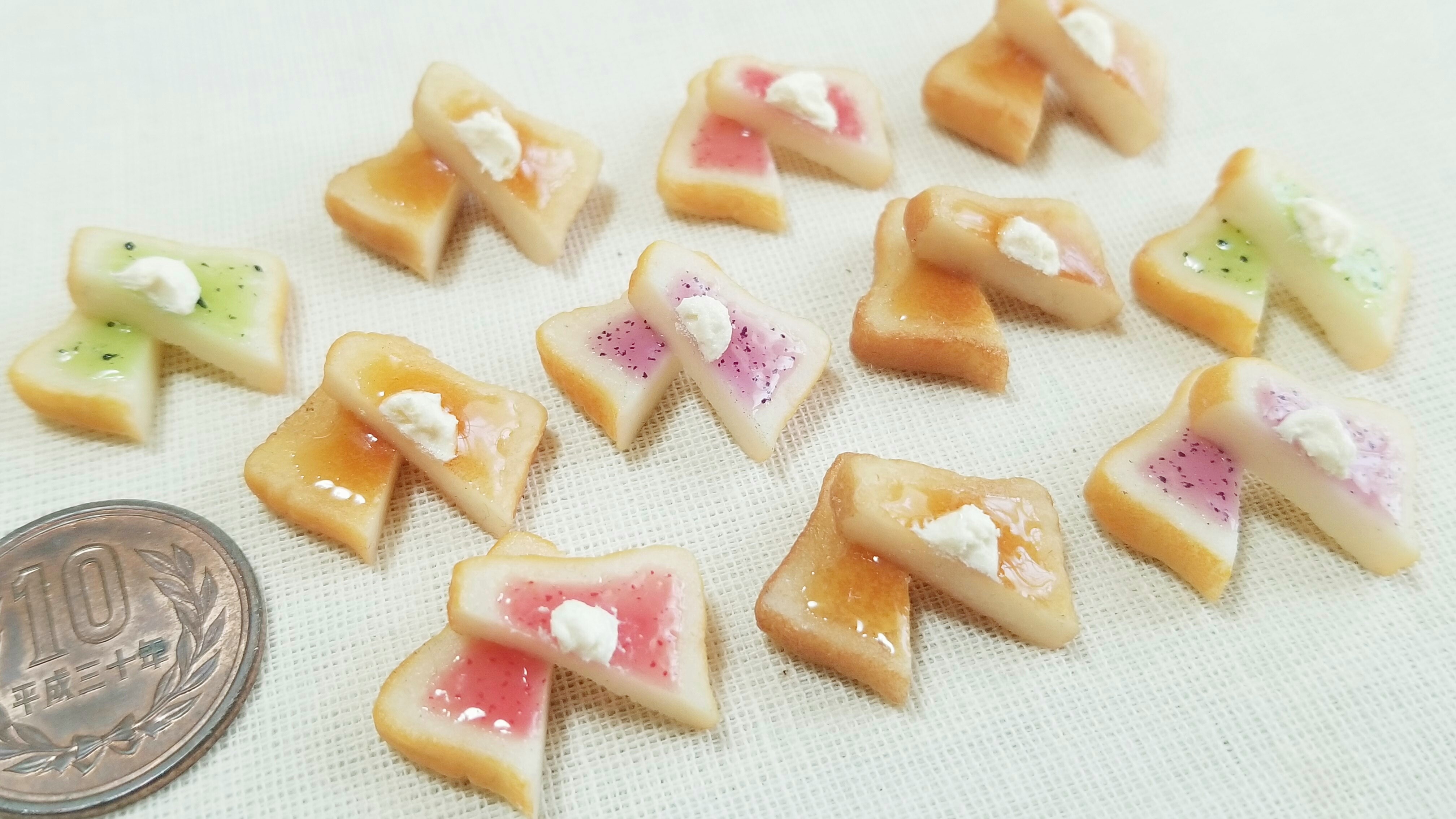 朝食に食パンジャムトーストアレンジアートかわいい美味しいレシピ