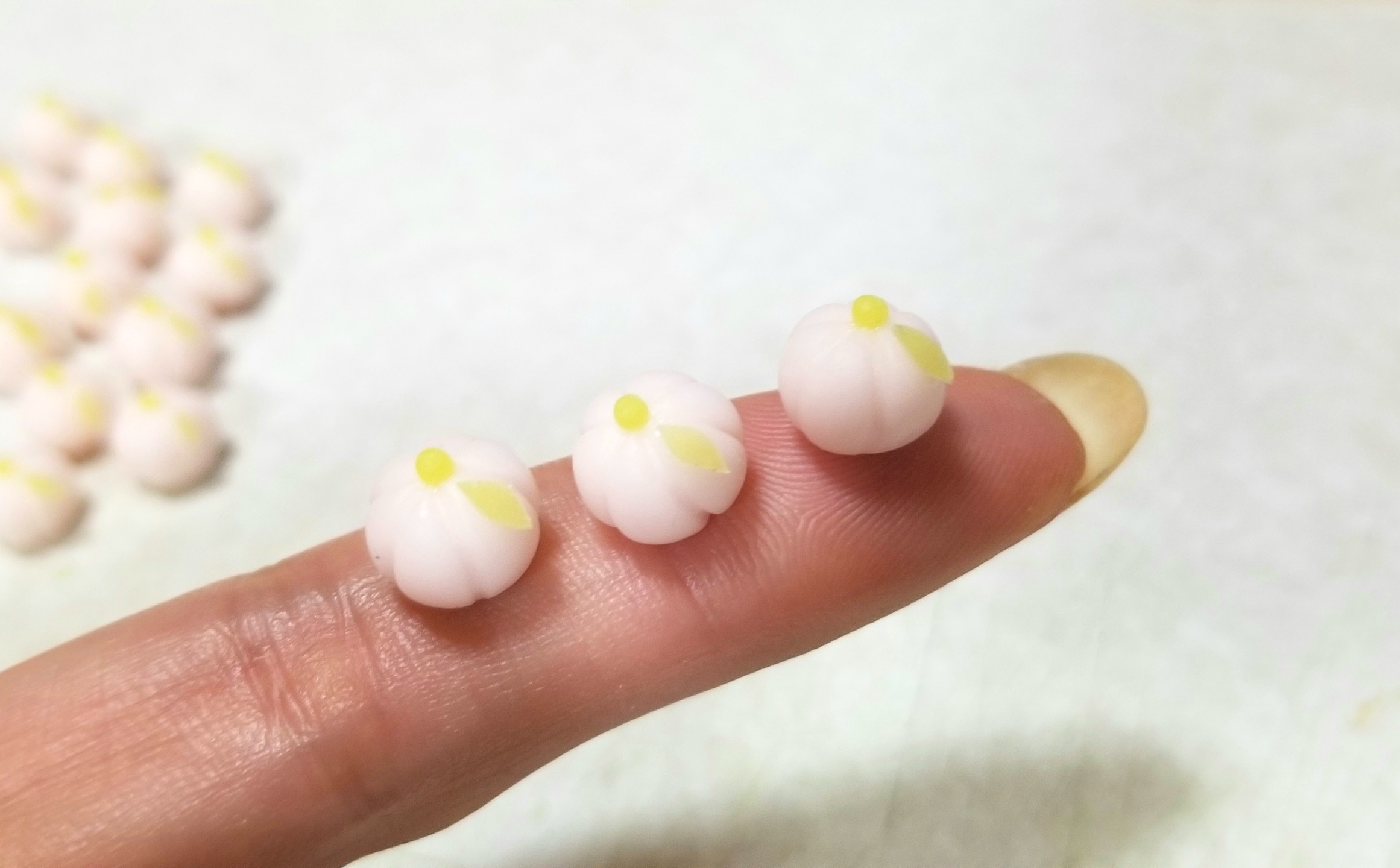 ミニチュア,和菓子,上菓子,樹脂粘土,シルバニア,オビツろいど,ドール