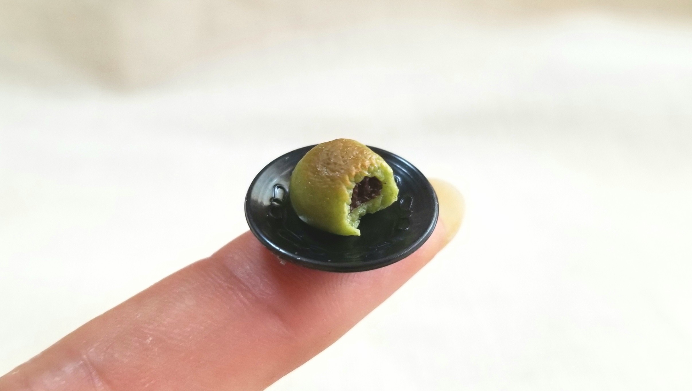 ミニチュア,よもぎあんぱん,ふっくらパン,あんこたっぷり,人形用