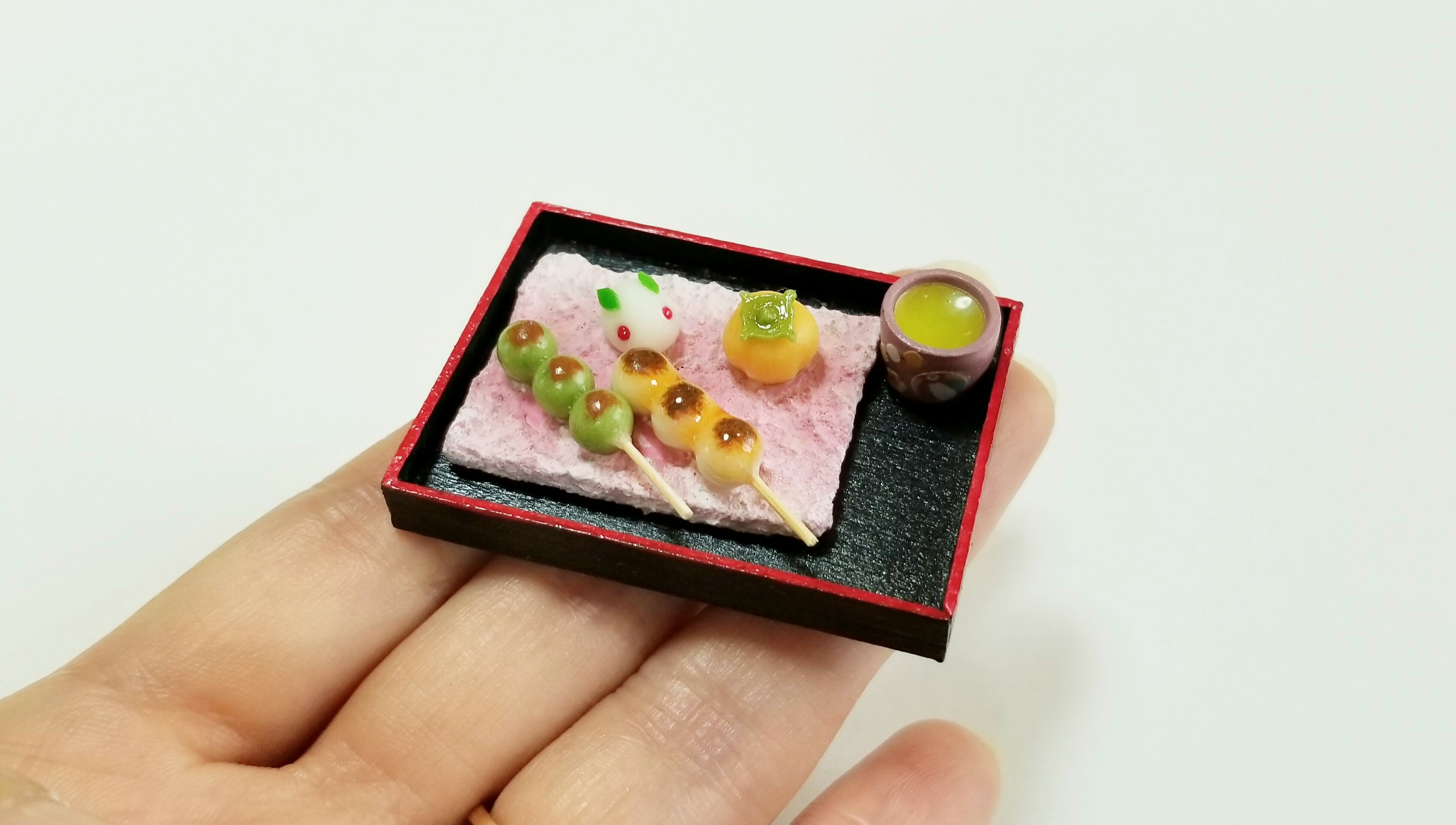 ミニチュアフード春季節の和菓子花見シーズンミンネ人気おすすめ商品