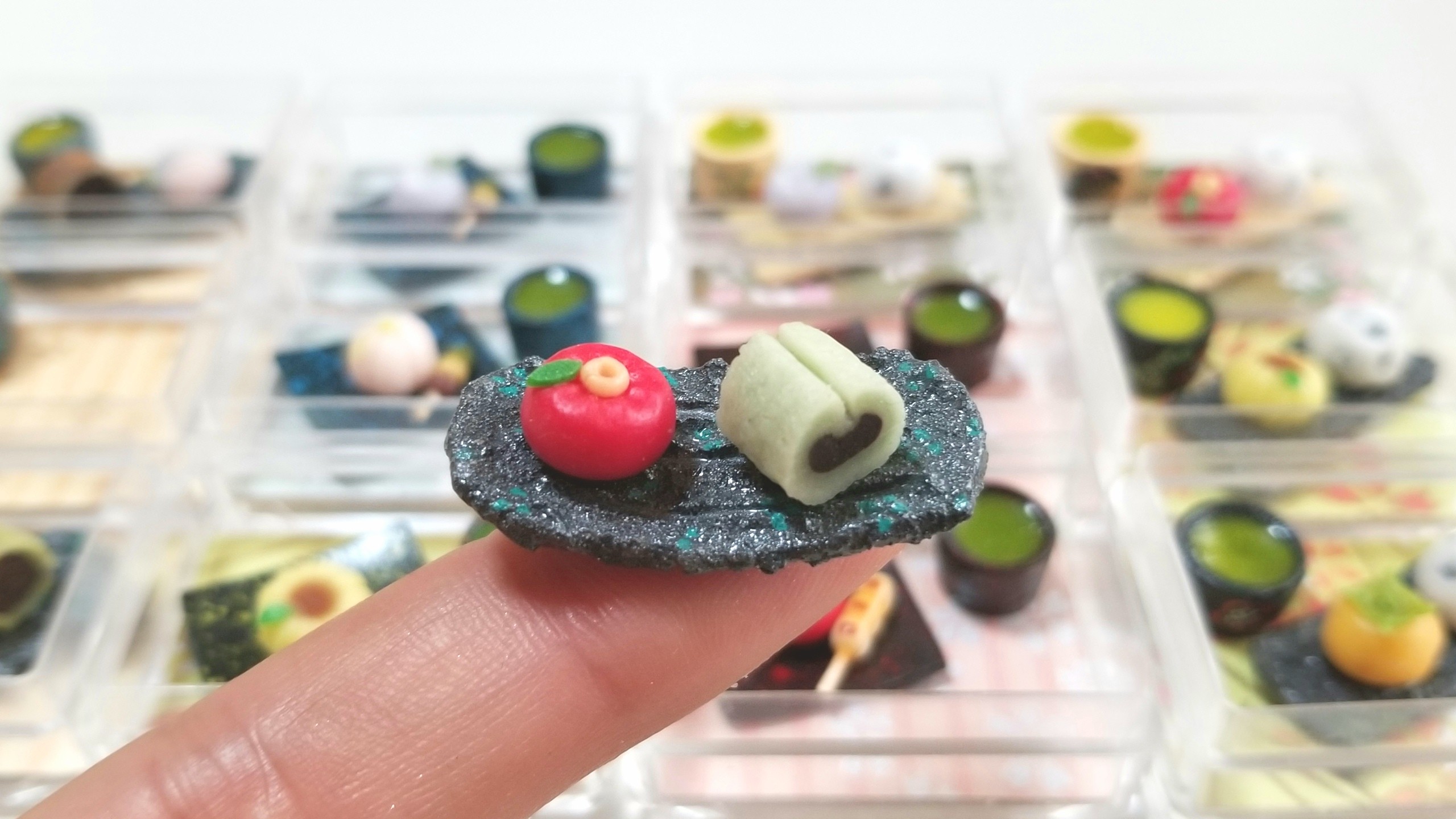 和菓子,ミニチュア,ミニスウィーツドール,あまむす,ブライス,オビツ
