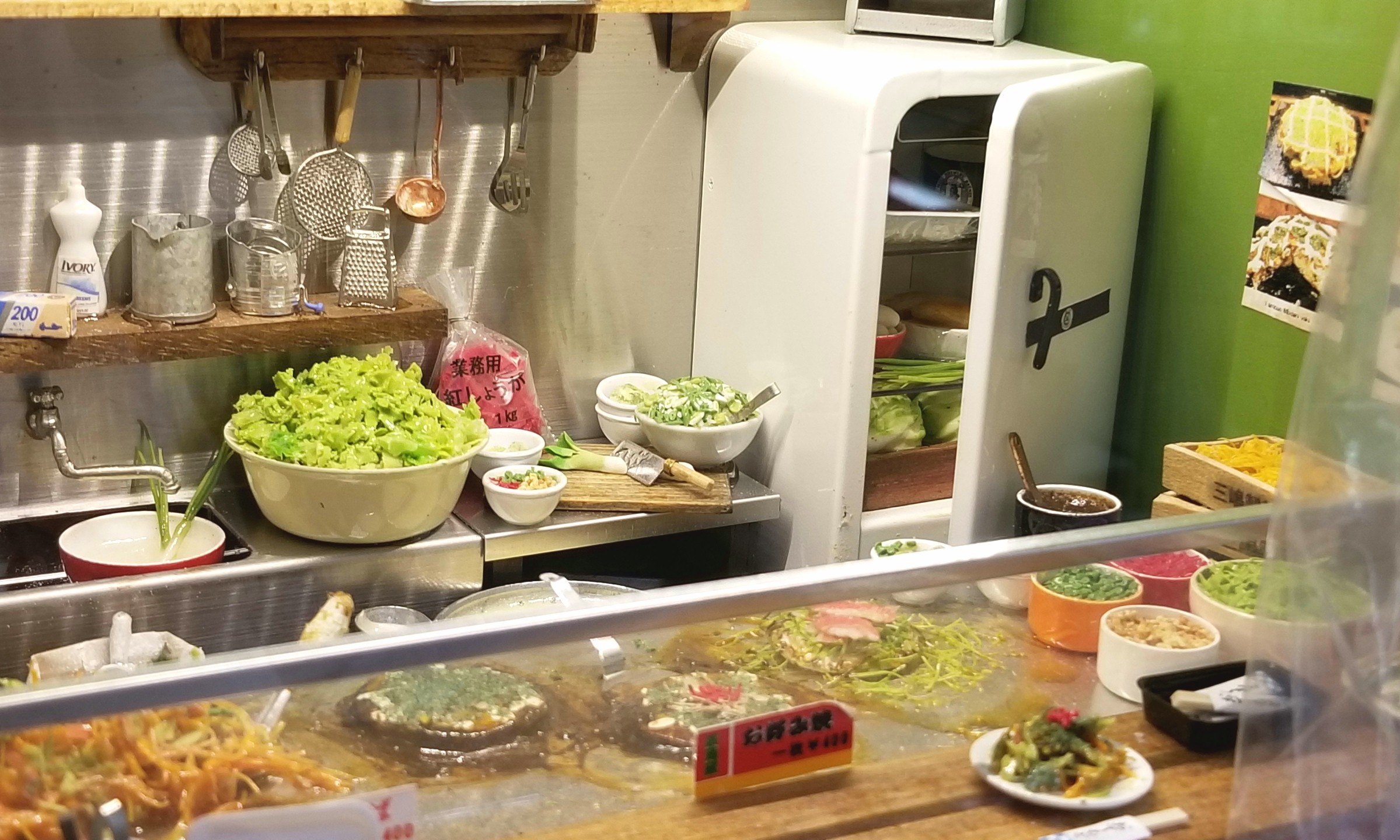 ミニチュア, ミニ厨房庵, 京王百貨店ドールハウス展, 食品サンプル