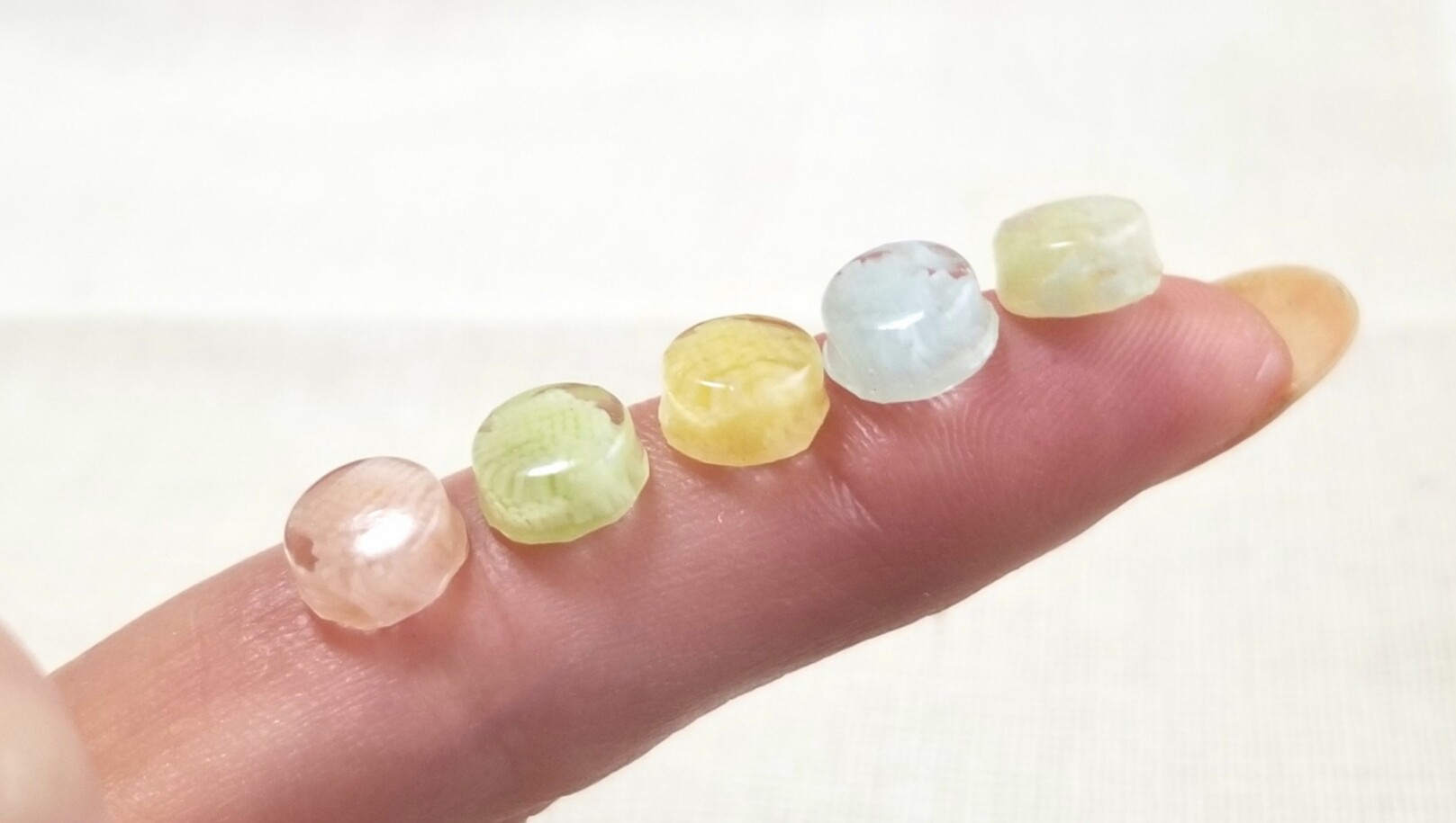 ミニチュアフード綺麗な創作水ようかん和菓子夏涼しげ爽やかかわいい
