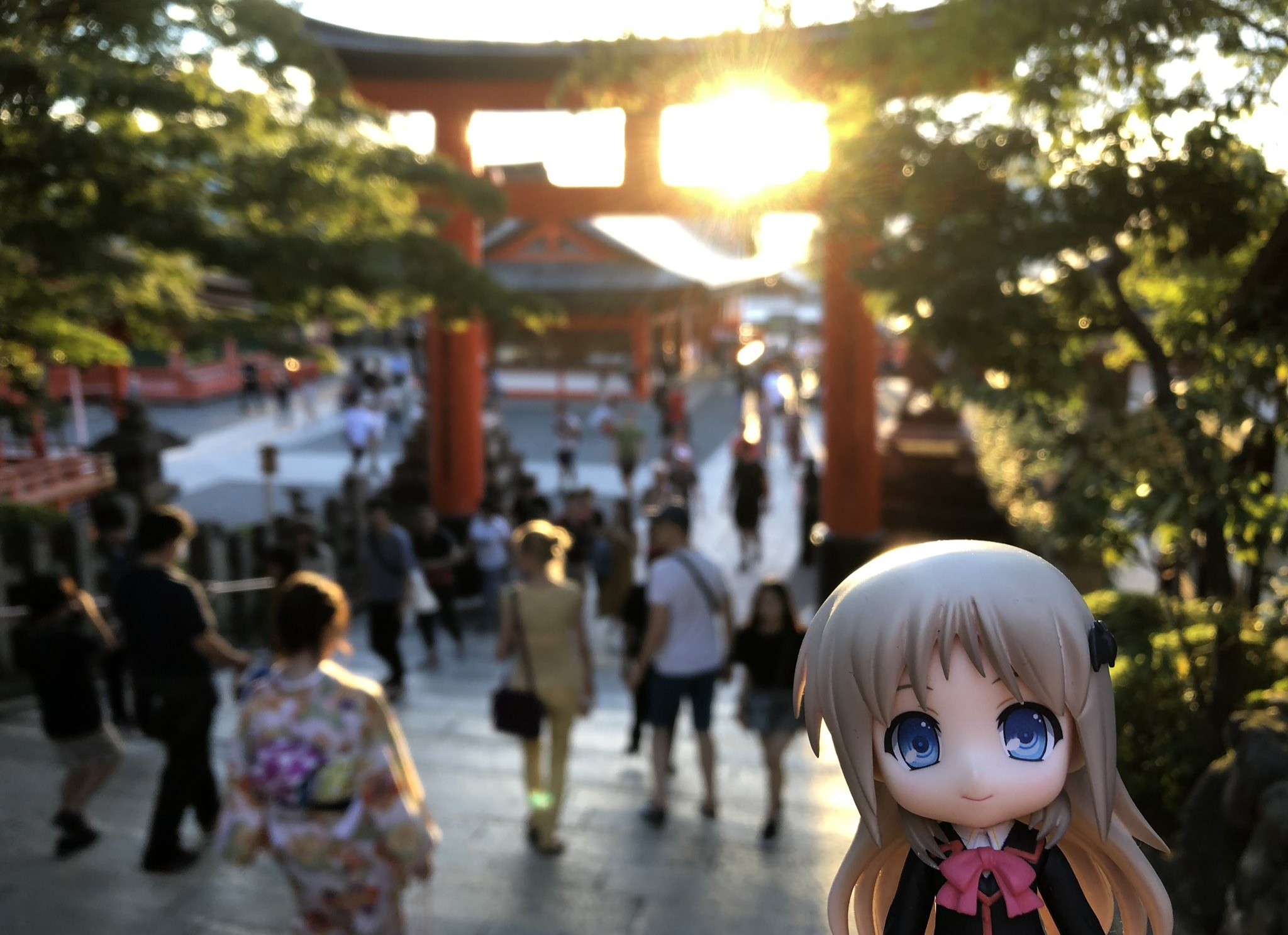 ドール撮影,神社,赤の鳥居,綺麗,日本人魂,和の心,風情がある,可愛い