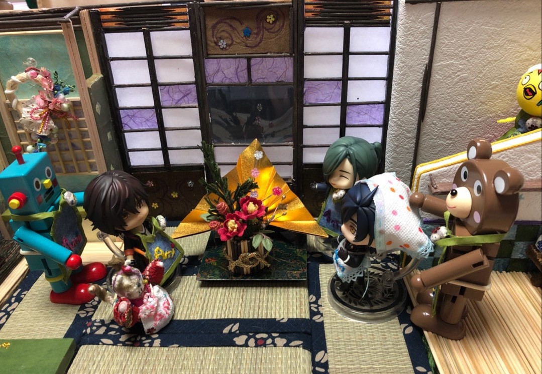 ねんどろ刀剣乱舞,刀剣男士,楽しいドール遊び方,和室,和風,ハウス