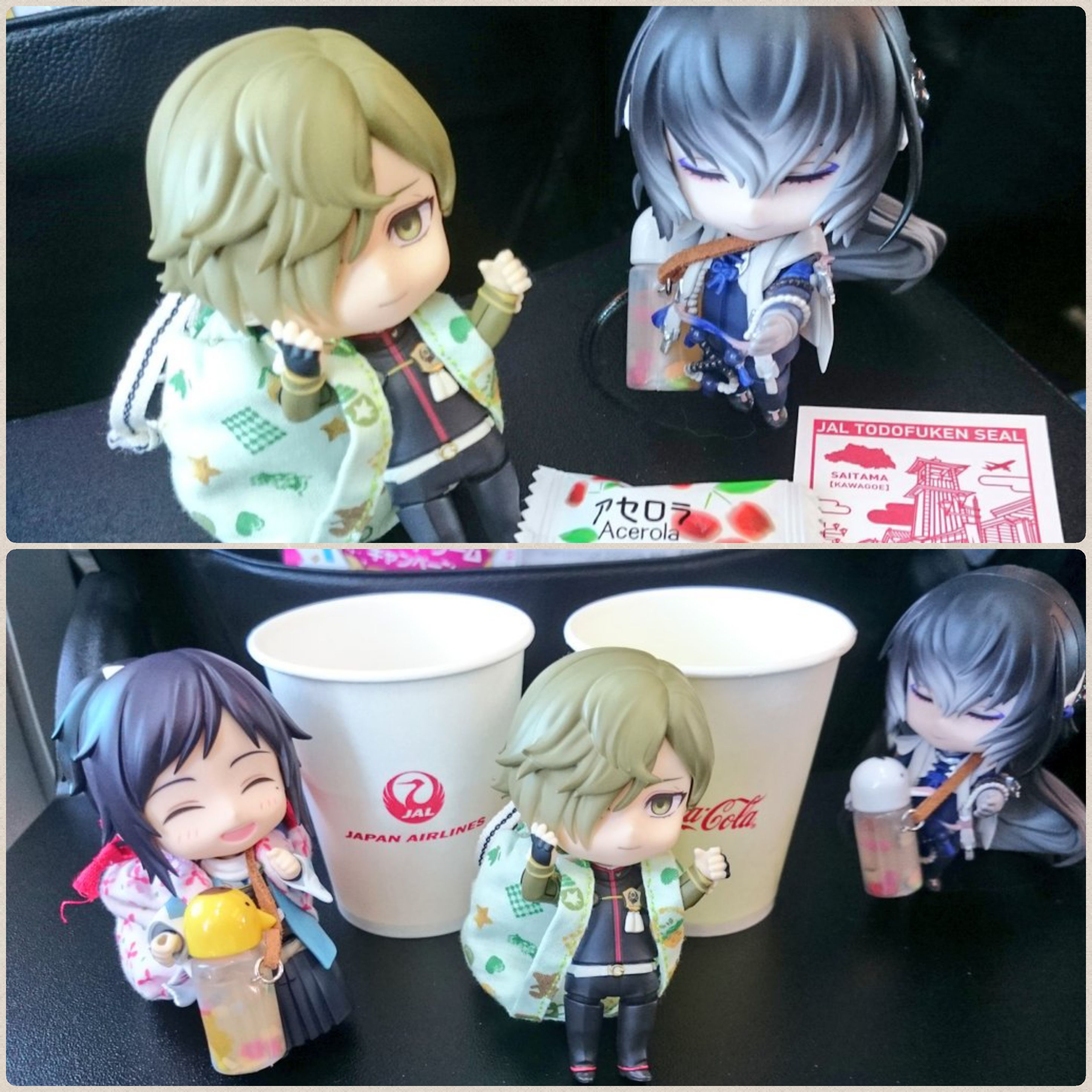 ねんどろいど刀剣乱舞,数珠丸,鶯丸,ドールとお出かけ,旅行記念,撮影