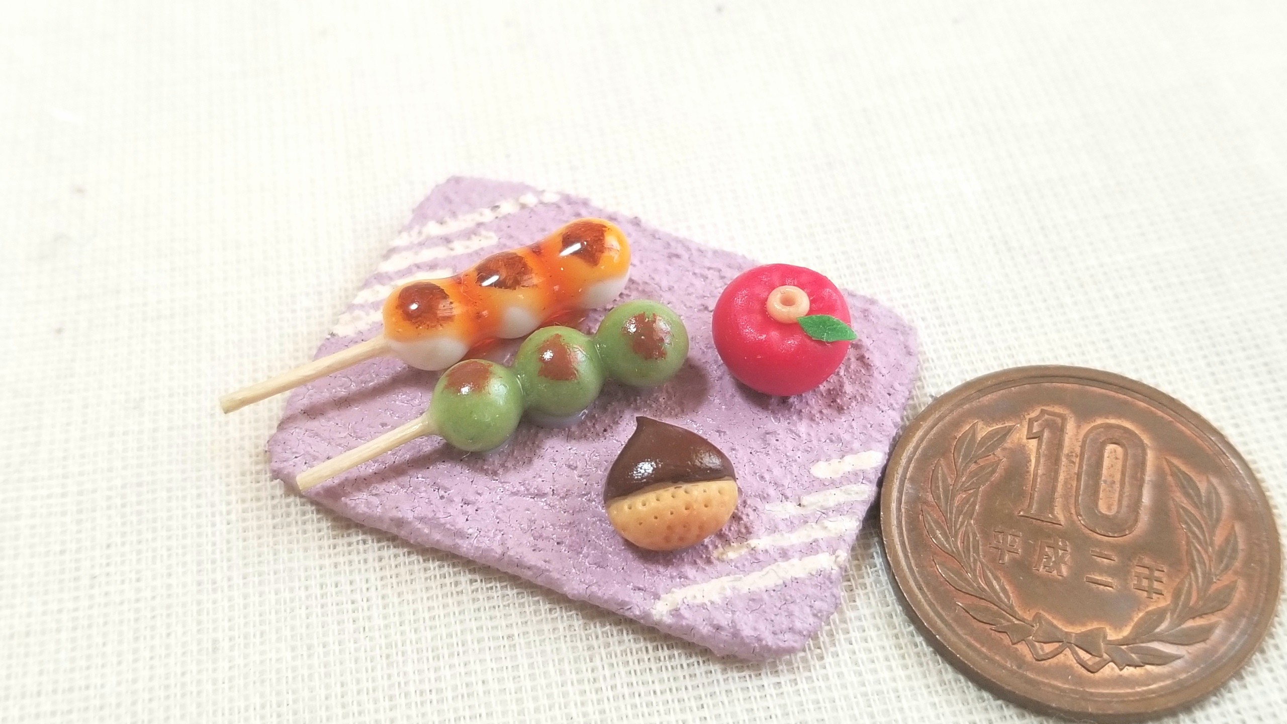 和食器,陶器,和菓子,ミニチュアフード,オビツろいど,cocoriang,食玩