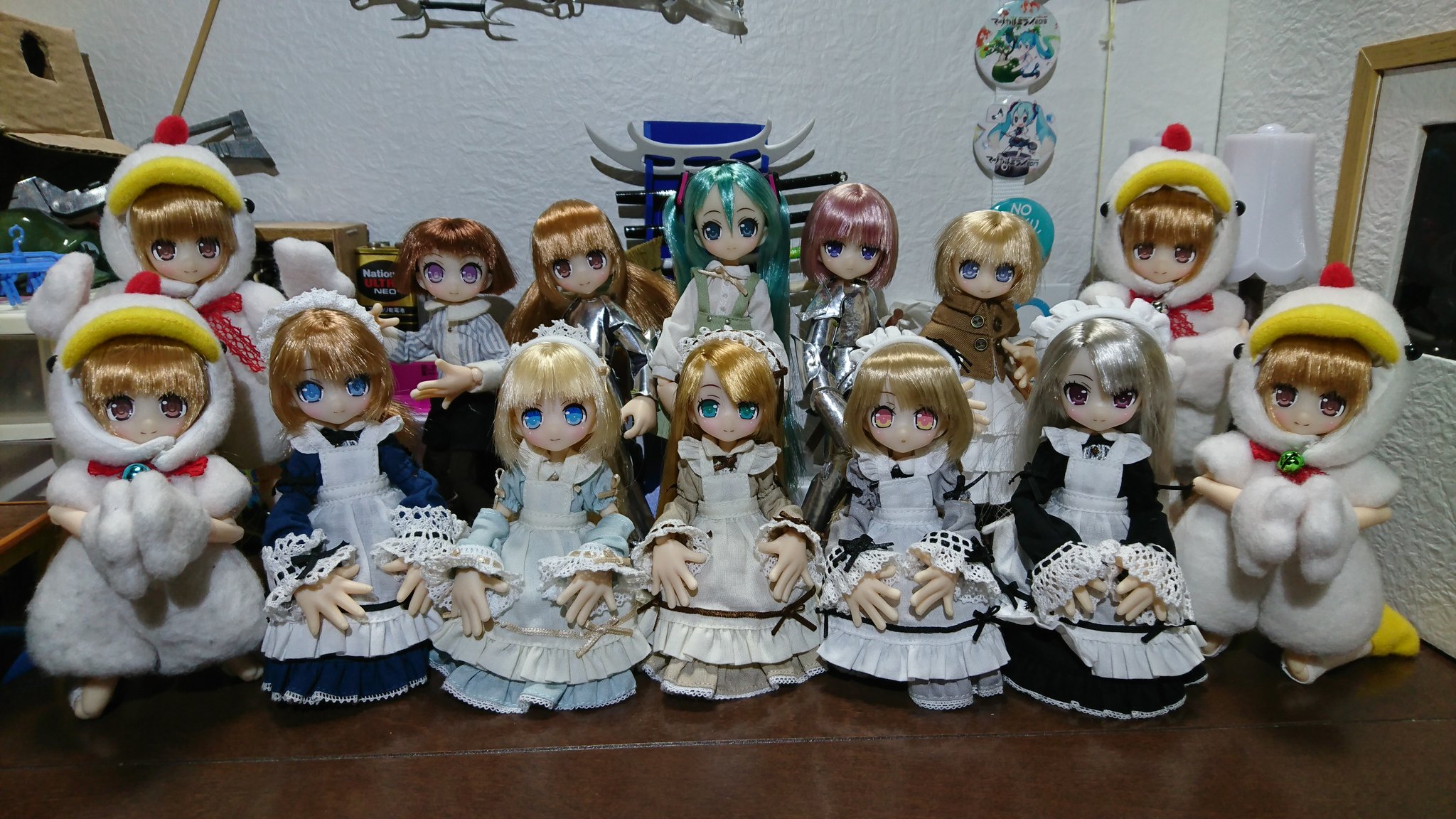 アゾンのトリネイリー,リアム,Lilfary,ドール友達全員集合,記念撮影