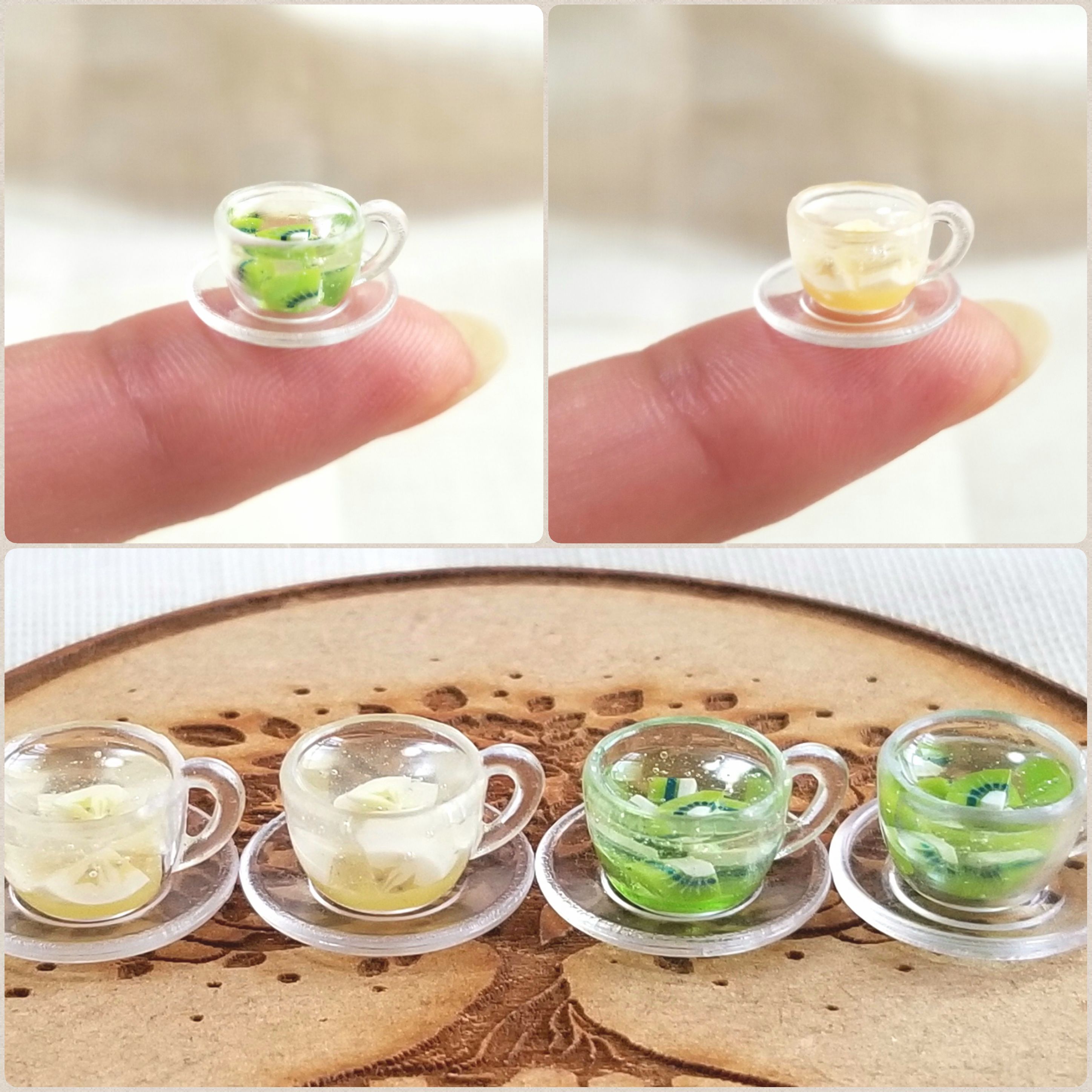 フルーツ,ミニチュアフード,樹脂粘土,美味しそうな飲み物,ミンネ販売