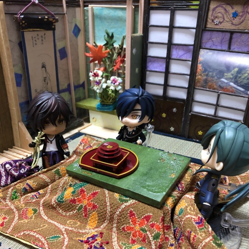 可愛いドールの遊び方,撮影,こたつで遊ぶ,豪華な和室,ドールハウス
