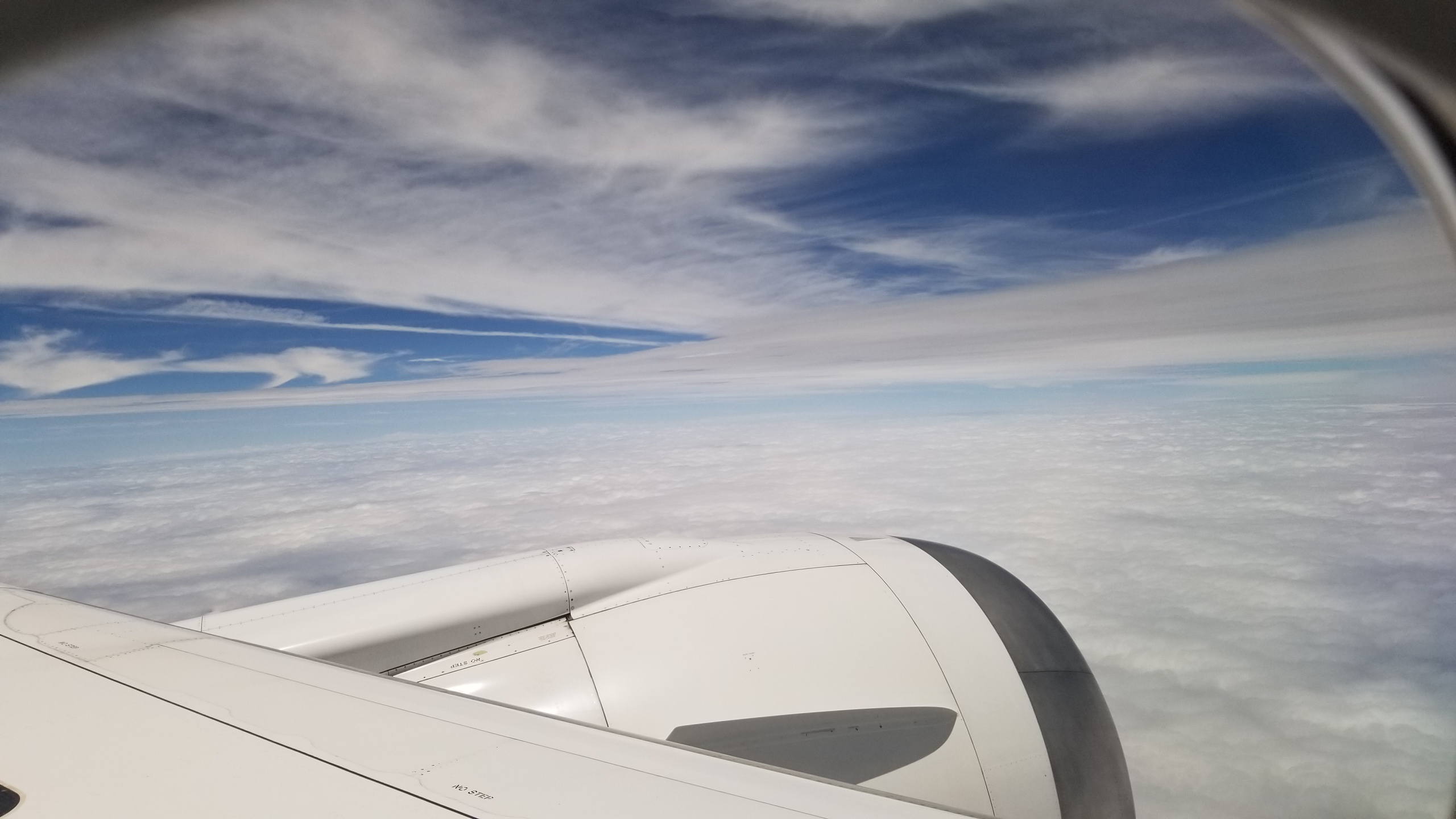 東京イベントへ飛行機で向かう,綺麗な景色,風景,雲,青空,快晴,爽快感