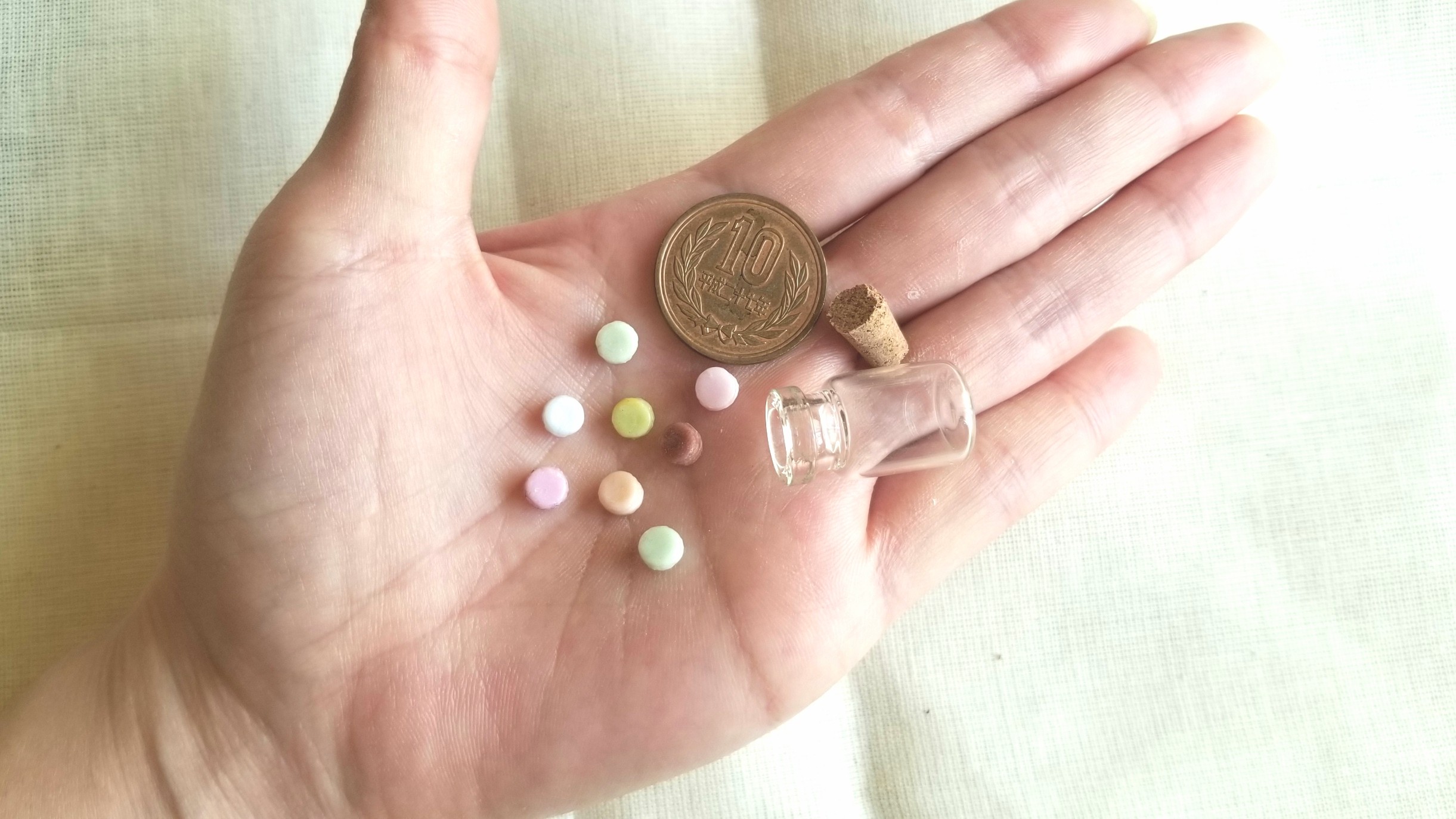 パステルマカロン,ミニチュアフード,小さい,可愛い,美味しい,土産品
