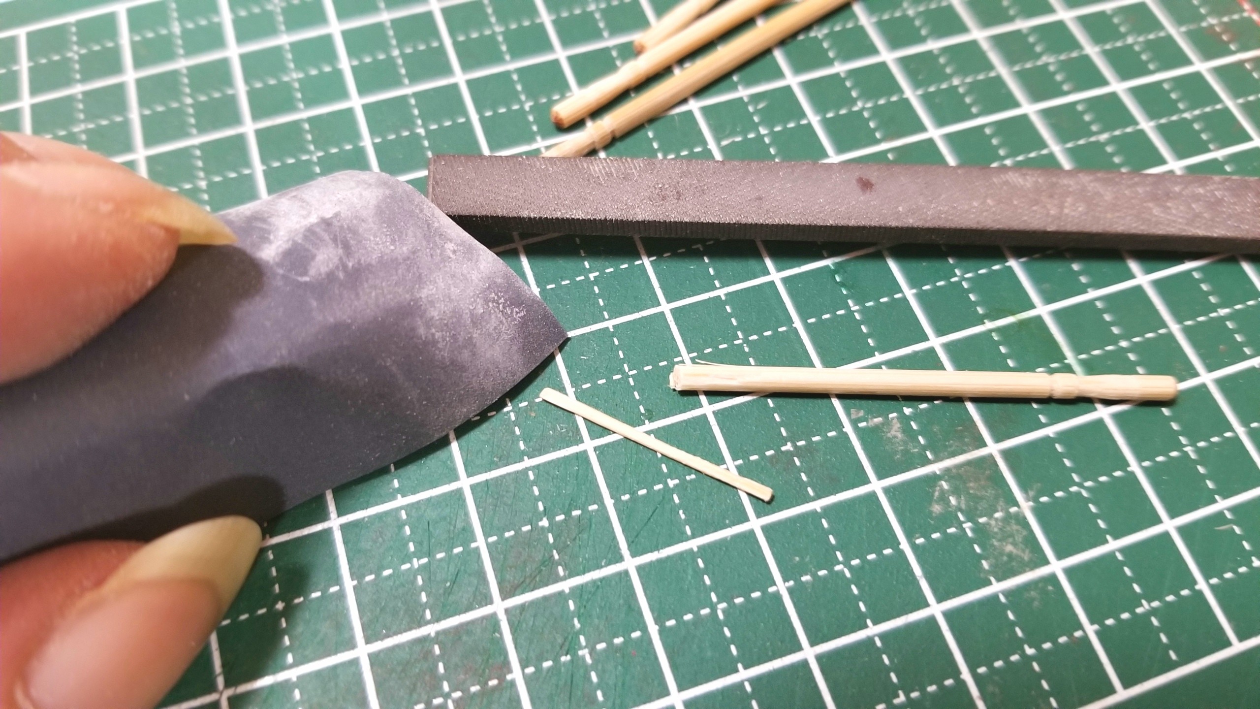 ミニチュアフード和菓子お団子の作り方樹脂粘土ブログ自作アート販売