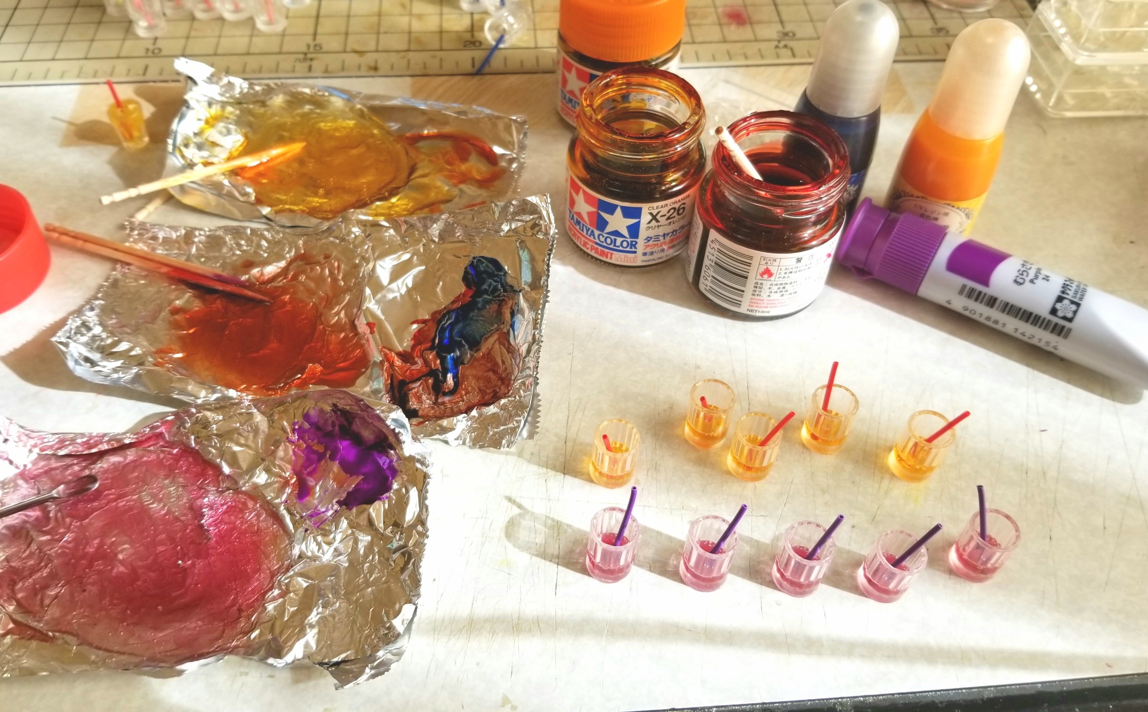 ミニチュアフード,UVレジン,飲み物,ジュース,ドリンクの作り方,樹脂