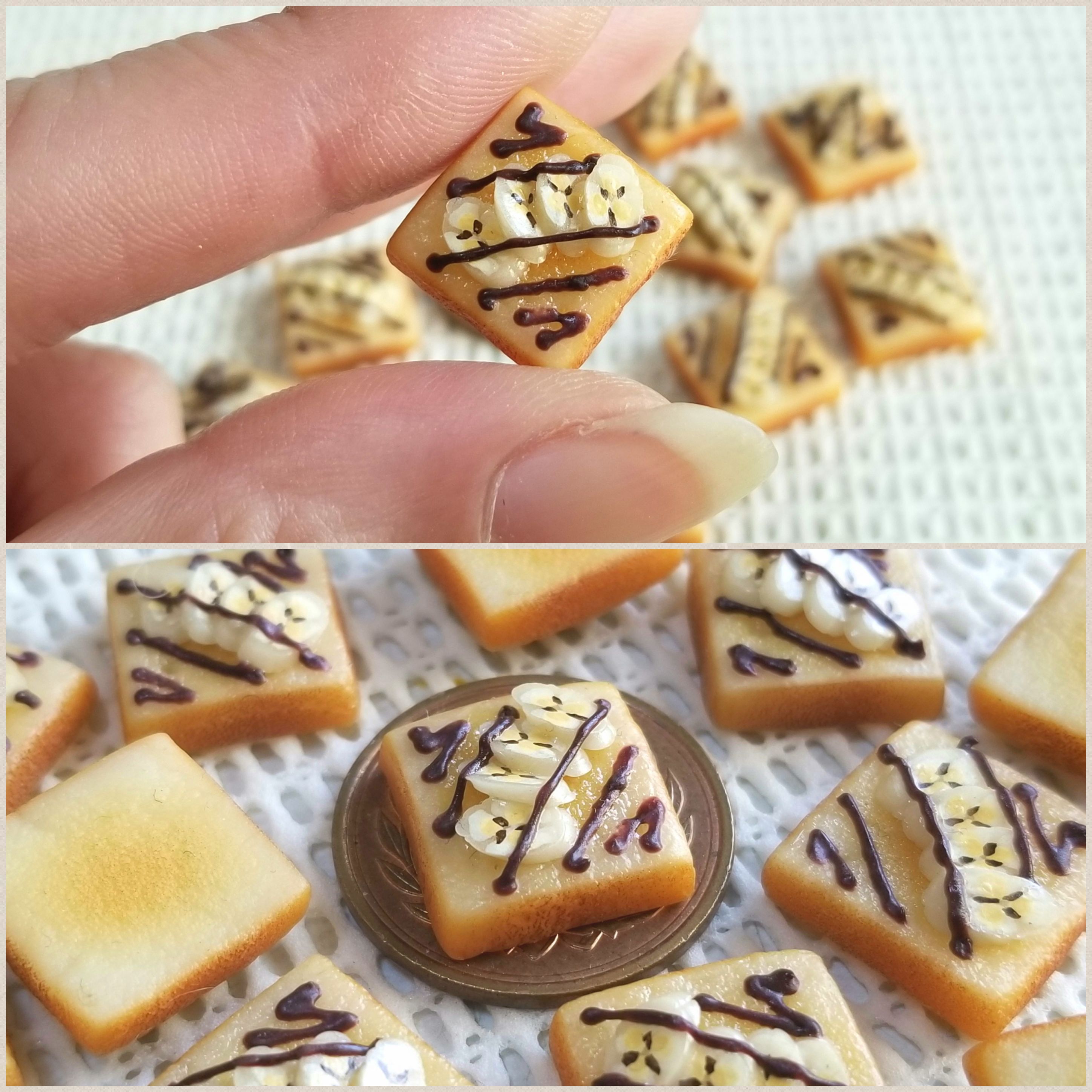 ミニチュアフード,食パン,かわいい,食べ物,食品サンプル,トースト