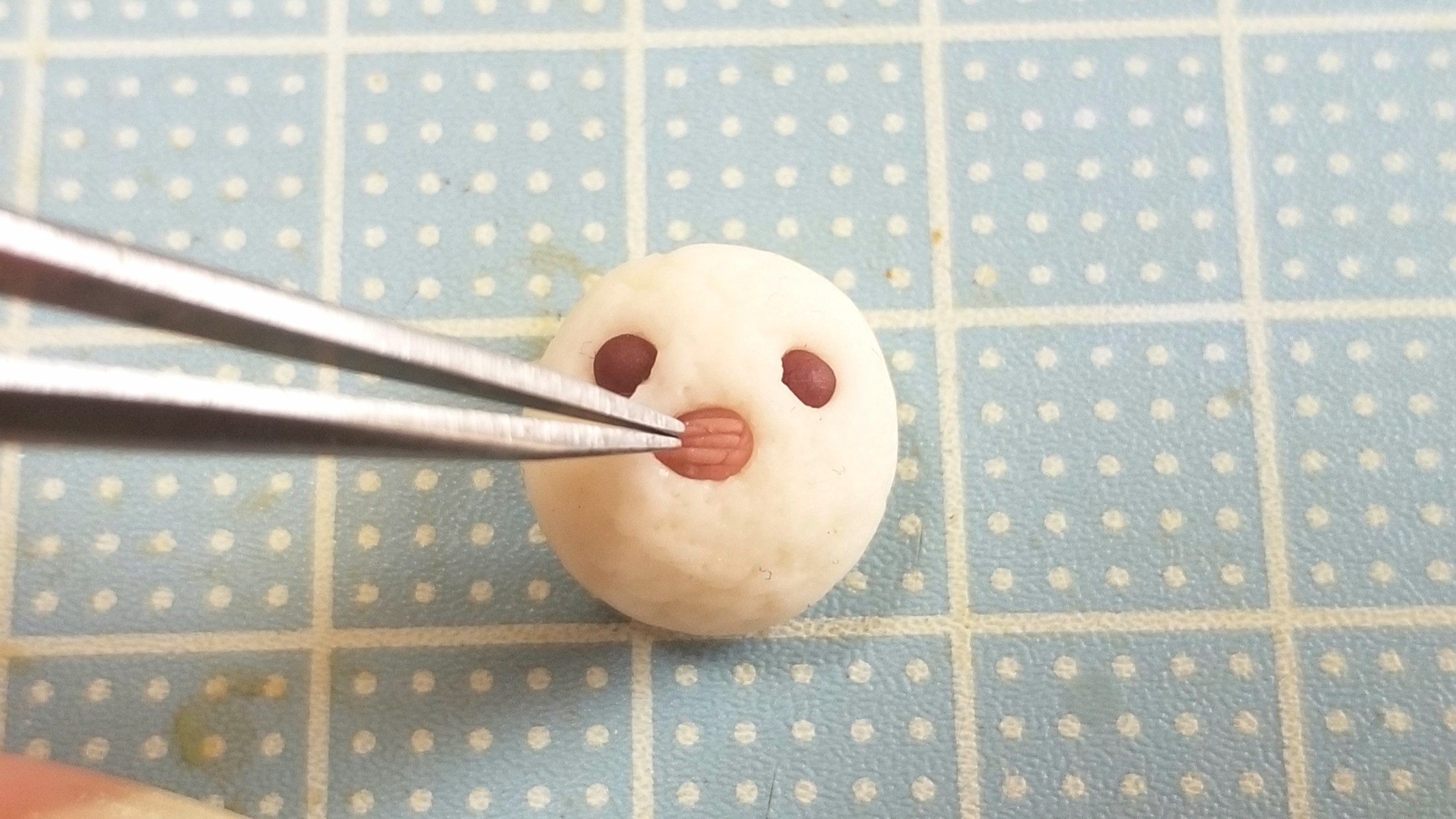 ひよこパンの作り方,ミニチュアフード,樹脂粘土,食品サンプル