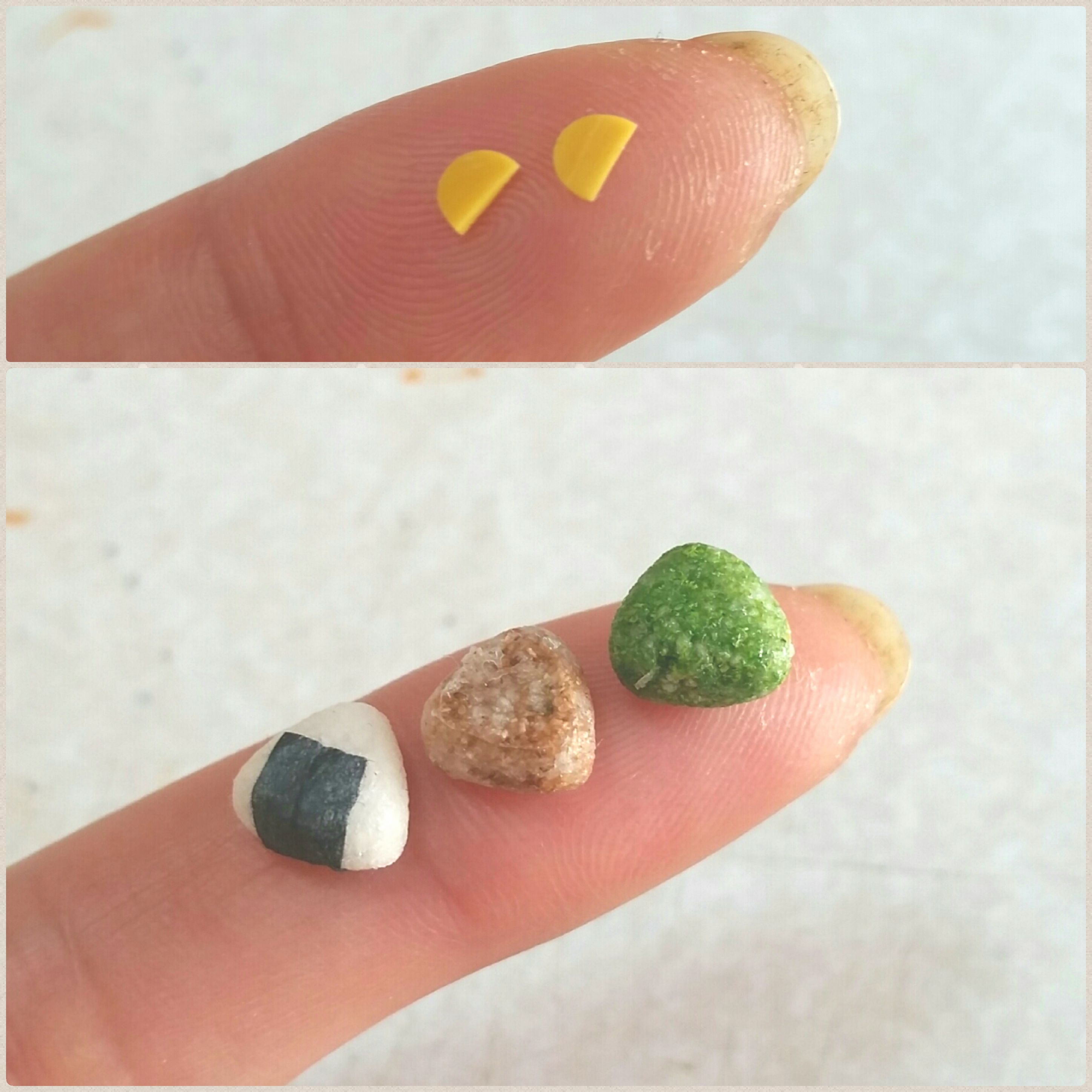 おにぎり,ミニチュアフード.樹脂粘土,美味しい,可愛らしい,リアルな
