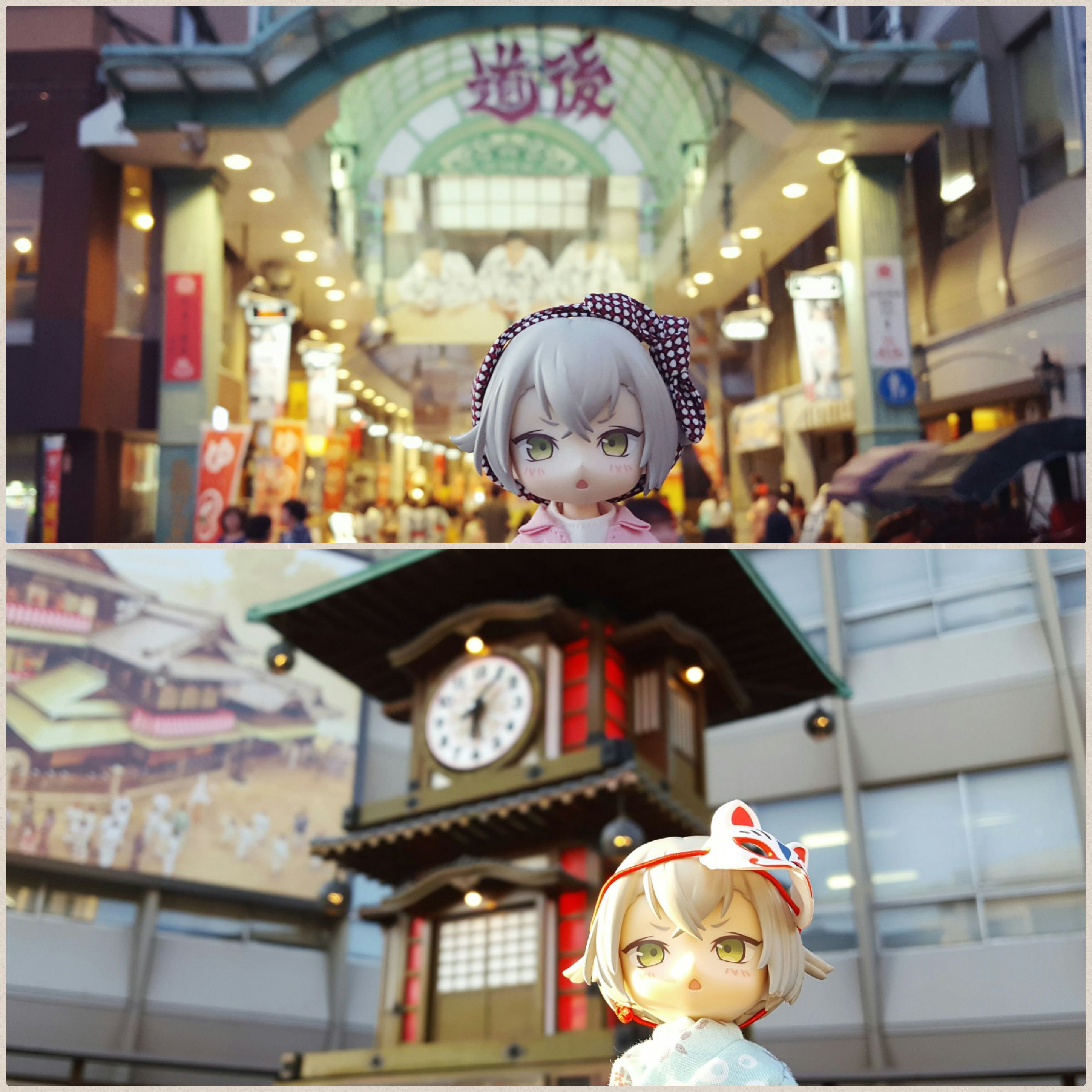 可愛い刀剣乱舞蛍丸,道後温泉,からくり時計,ワクワク観光旅行