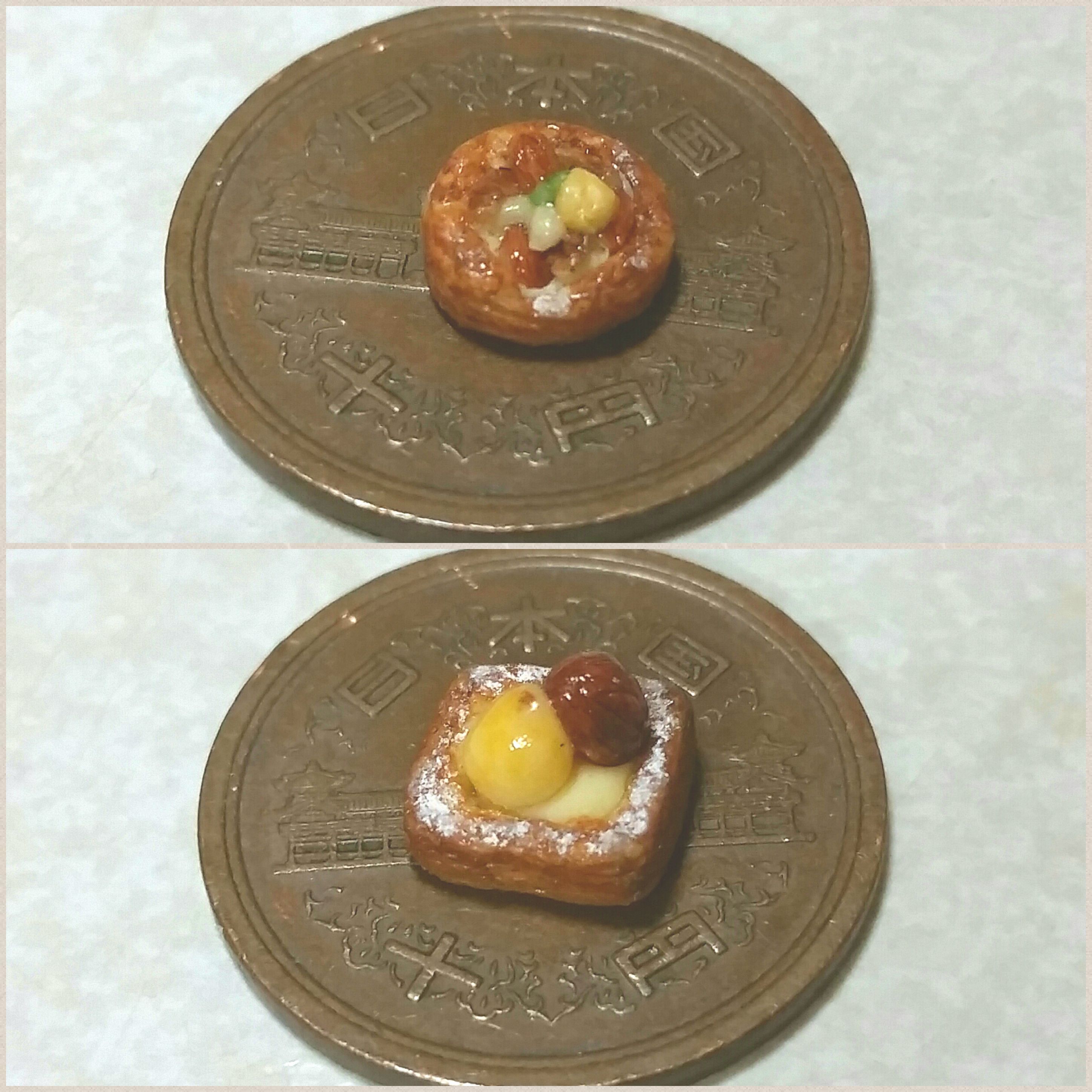 デニッシュ,パン,ミニチュアフード.樹脂粘土,美味しそう,可愛い