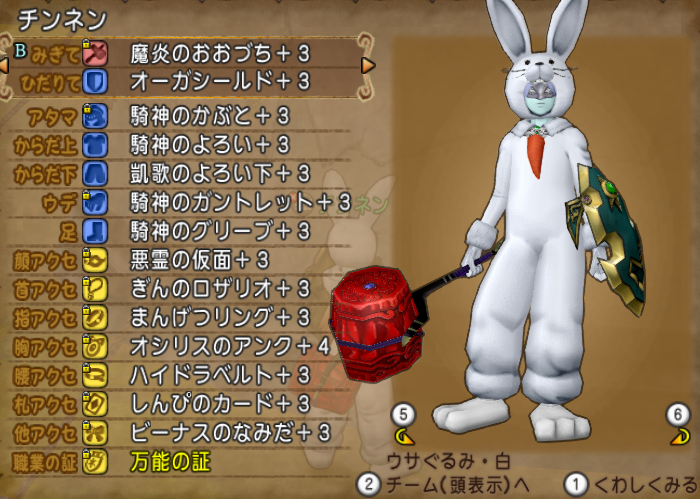 世にも珍しいチンネンパラディンのレグナード 討伐 パラディン用装備と宝珠 ドラクエ10攻略 チンネンブログ