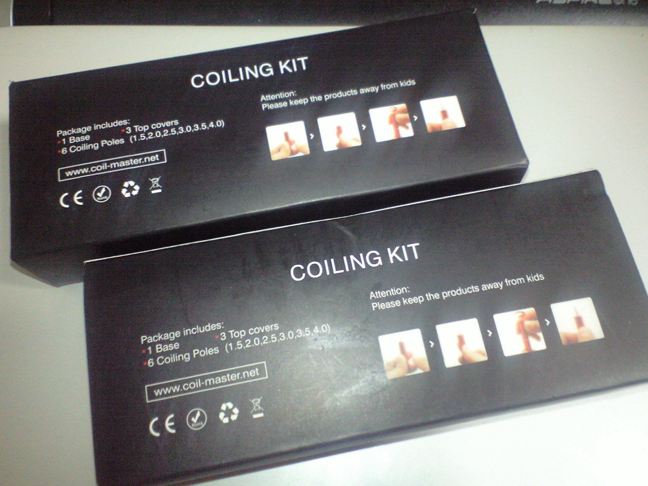 Fasttechから本物っぽい偽物がキタ ﾟ ﾟ 偽coil Master V3レビュー付き 電子タバコ初心者のチラシの裏