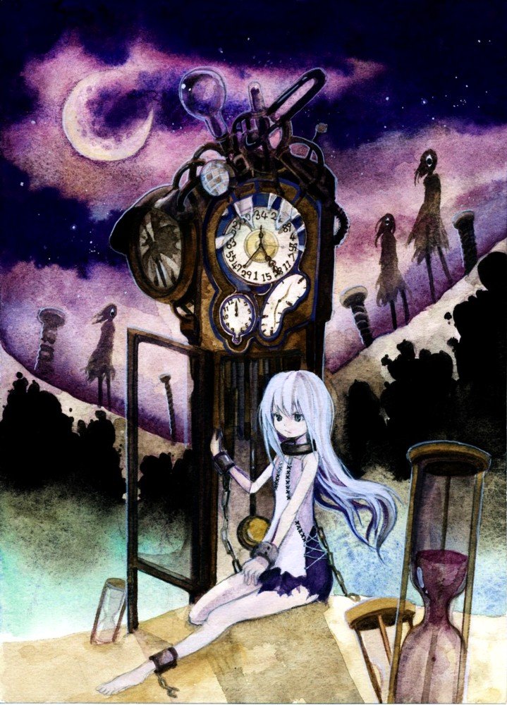 イラスト 時の墓場 空想博物館０２５号館