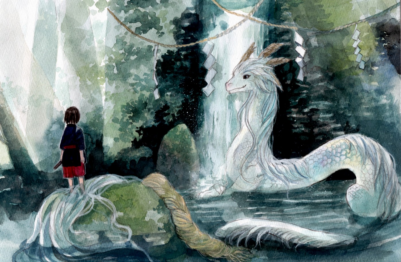 幼神と古の水竜 空想博物館０２５号館