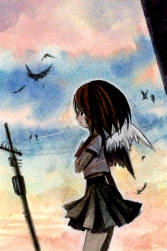 イラスト 黄昏の天使 空想博物館０２５号館