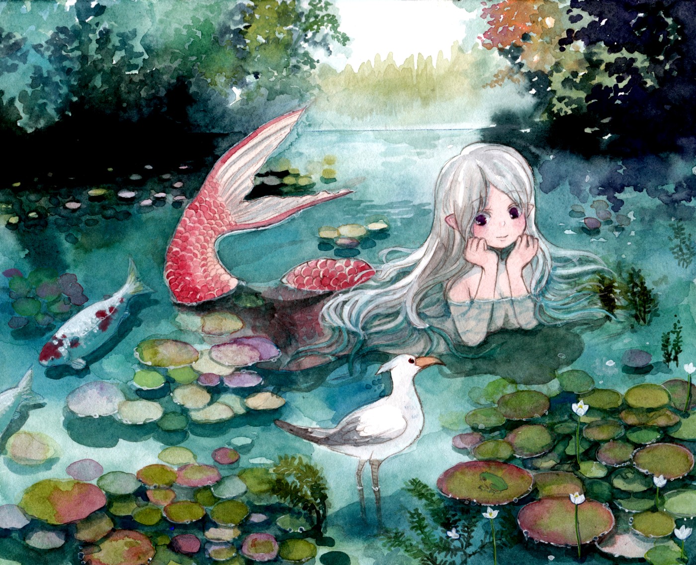 絵画　人魚 人魚姫 | アンデルセン, 清川 あさみ, 金原 瑞人, 鈴木 理策 |本