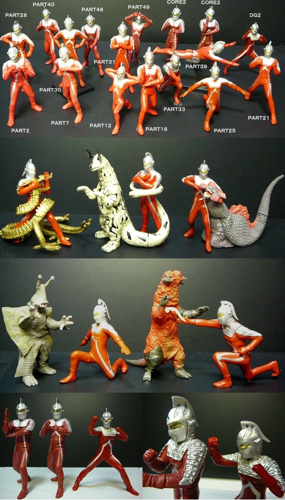 ウルトラセブン HG全種」 : 怪獣フィギュアコレクター日記