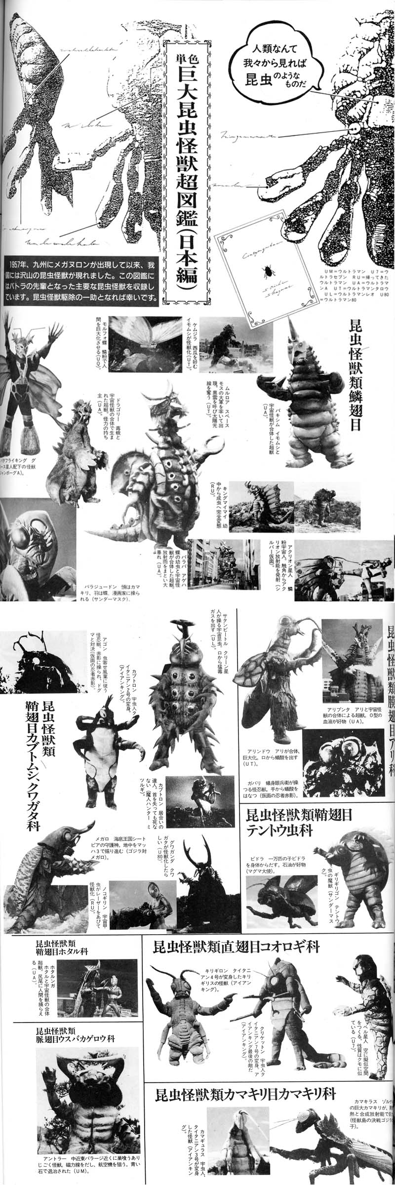 昆虫怪獣図鑑 宇宙船 怪獣フィギュアコレクター日記 昆虫怪獣図鑑 宇宙船 怪獣フィギュアコレクター日記