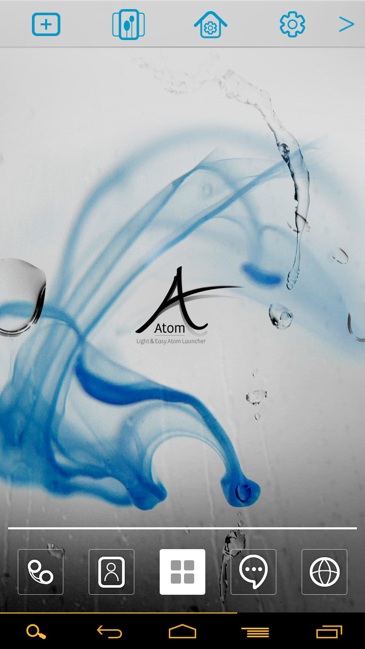 Atom Launcher シンプルで軽い 誰でも手軽に使える高機能ホームランチャーアプリ Tixen S Room