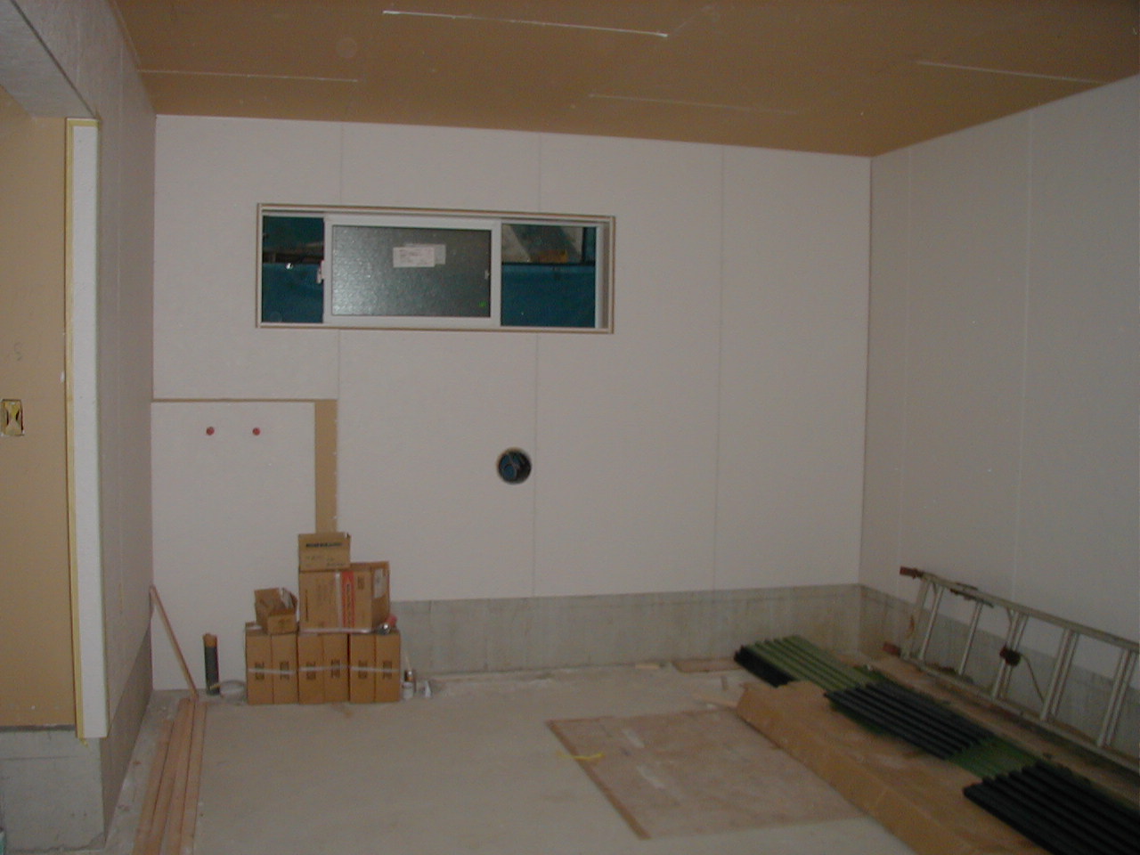 車庫内扉 洗面収納 ガレージ内壁 ガレージのある家 建てちゃった 住んじゃった 建築日誌は07年までです