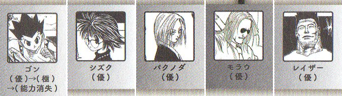 HUNTER × HUNTER 念能力カードコレクション クロロ ヒソカ モラウ