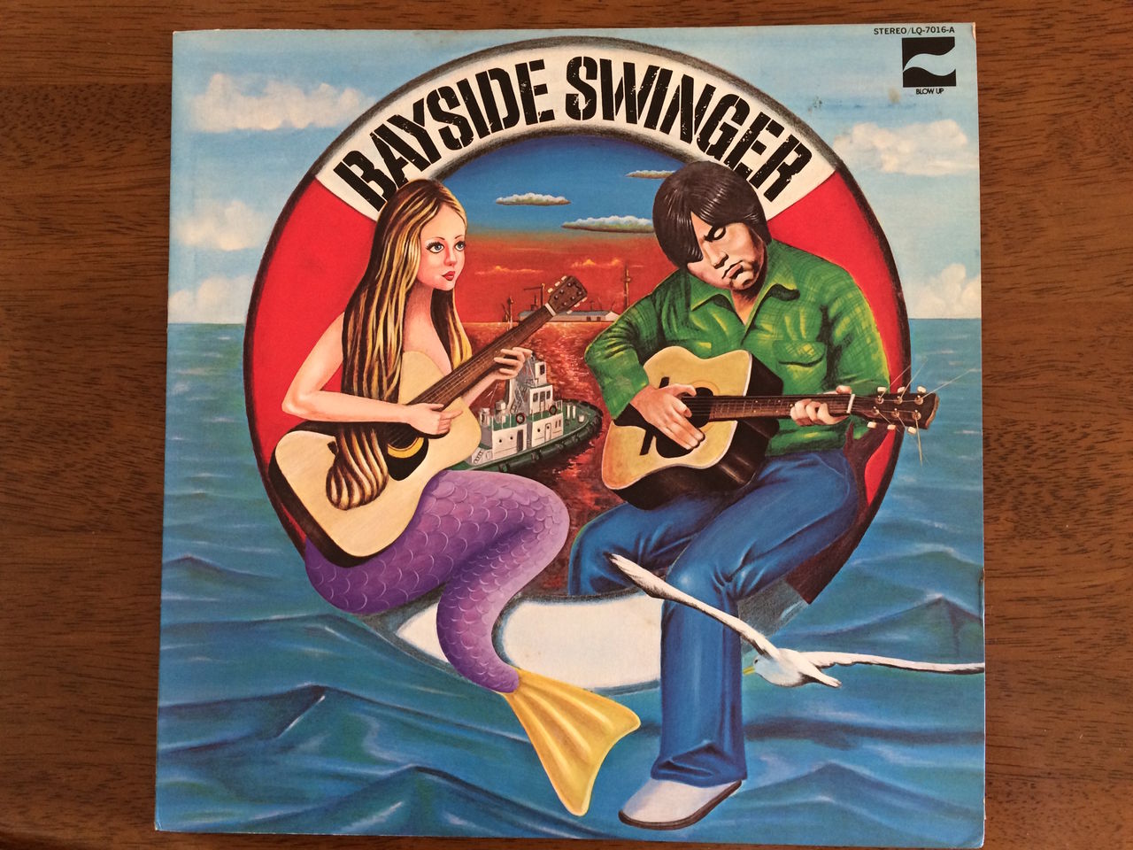 エディ藩とスーパー・セッション・バンド BAYSIDE SWINGER 見本盤 アナログレコード三昧(22) エディ藩「Bayside Swinger」 : 横浜パラダイス