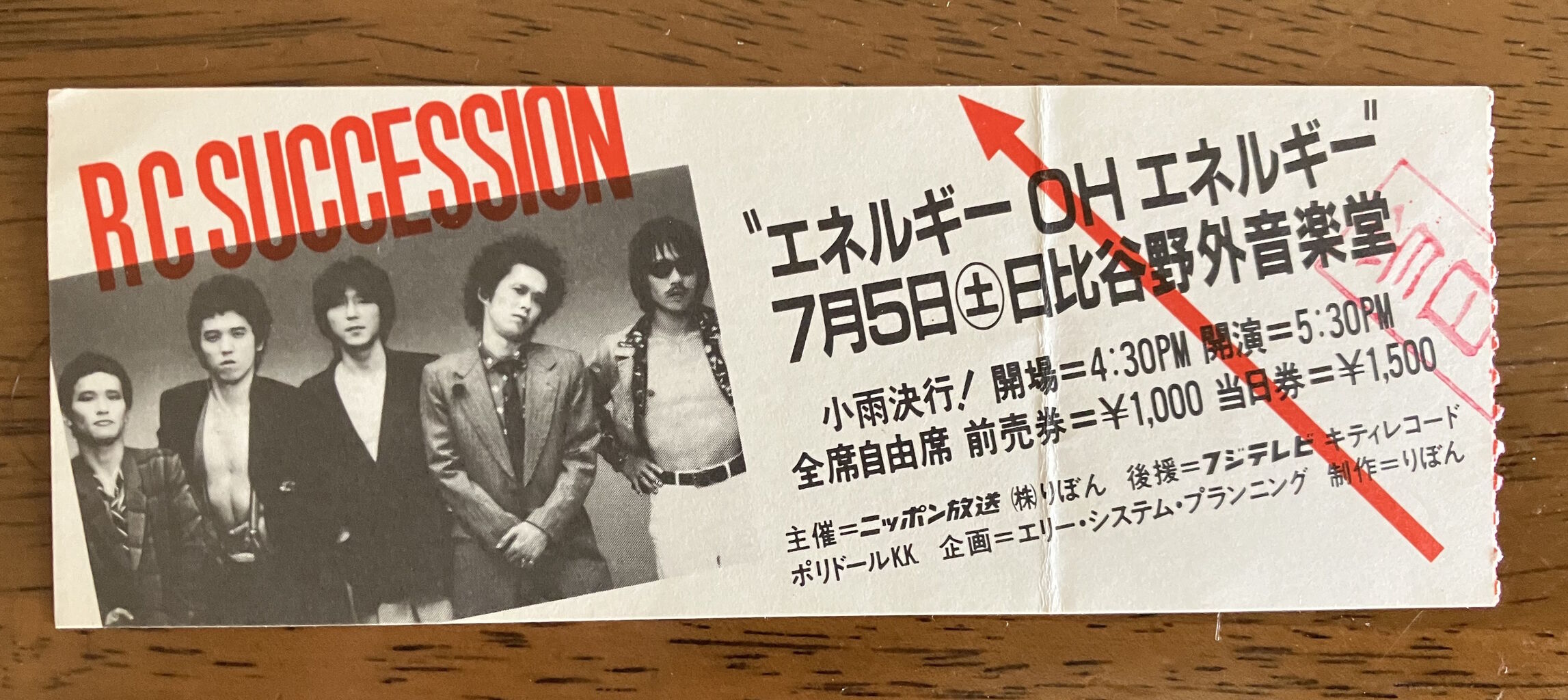 80年代私の行ったコンサート(15) 「RCサクセション 