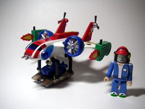 忍者キャプター ヘリキャプター (ポピニカ1976年) : Metallic&Clear